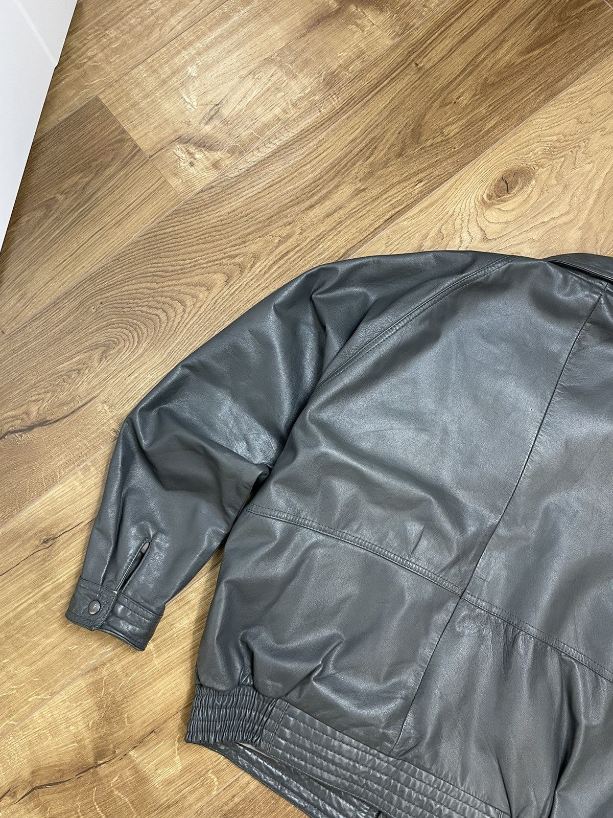 Genuine Leather × Vintage Vintage Y2K Aviator Top Gun Genuine Leather Jacket Bomber Size US M / EU 48-50 / 2 - 15 Thumbnail