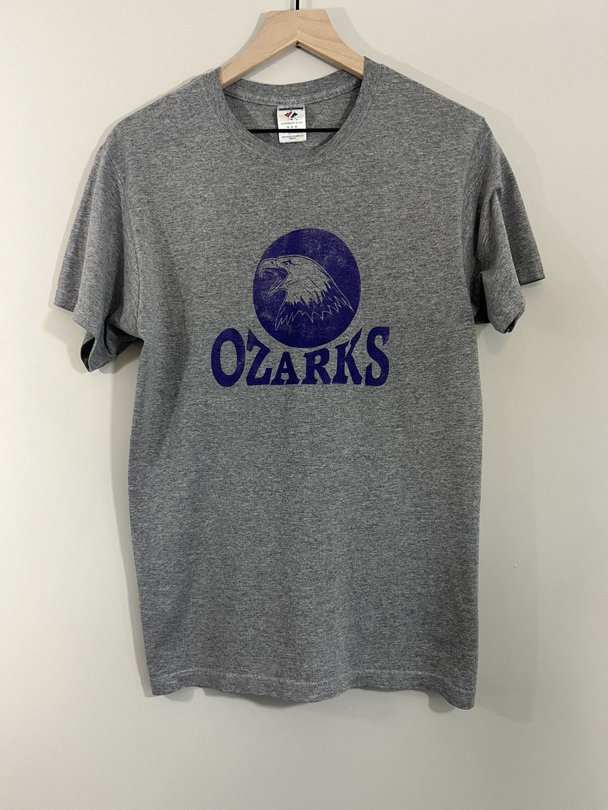 Vintage Ozarks Purple Eagle Logo Tee Size US M / EU 48-50 / 2 - 2 Thumbnail