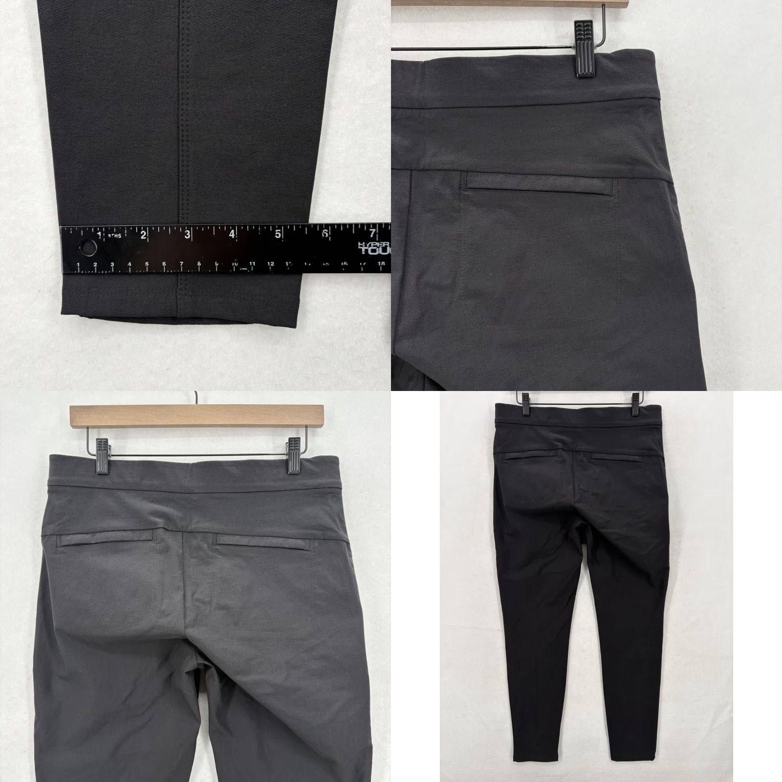 Athleta Athleta Wander Stash Skinny Pants Womens 8 Black Stretch Nylon Ankle Gym & Travel Size 30" / US 8 / IT 44 - 9 Thumbnail