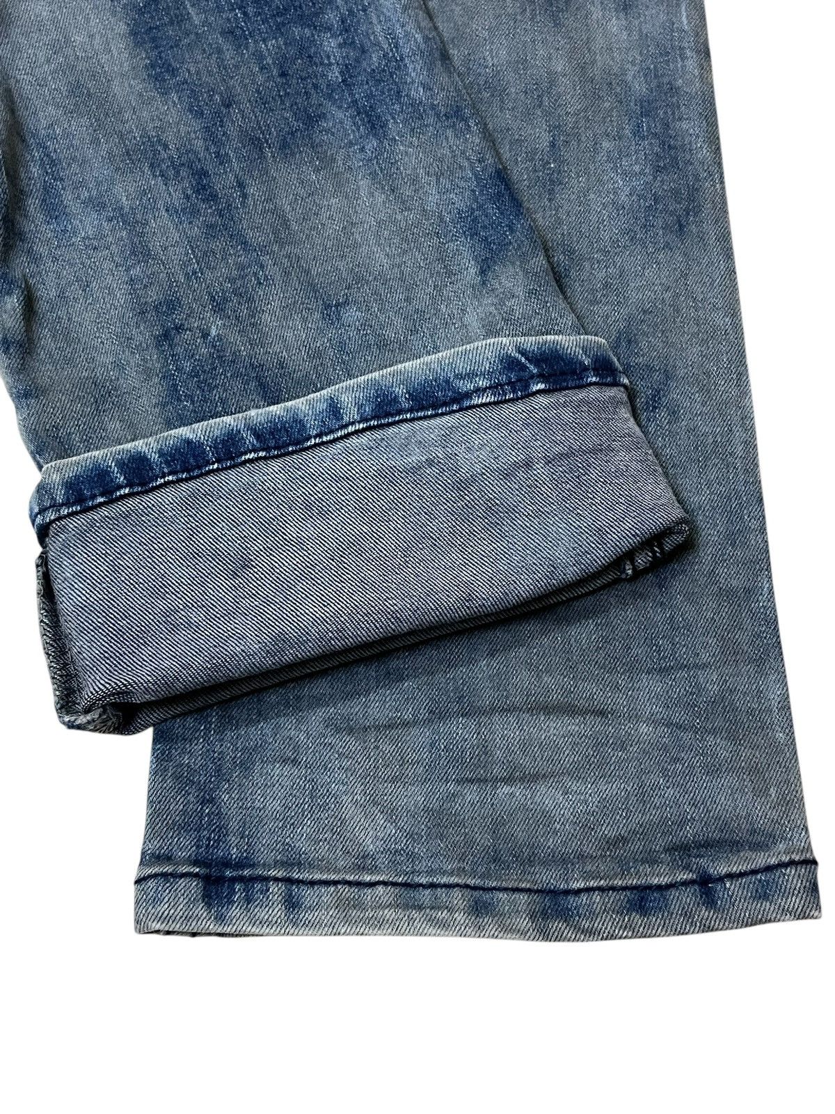 Japanese Brand JAPANESE BRAND NO ID TYE DYE SLIM FIT JEANS Size US 31 - 10 Thumbnail