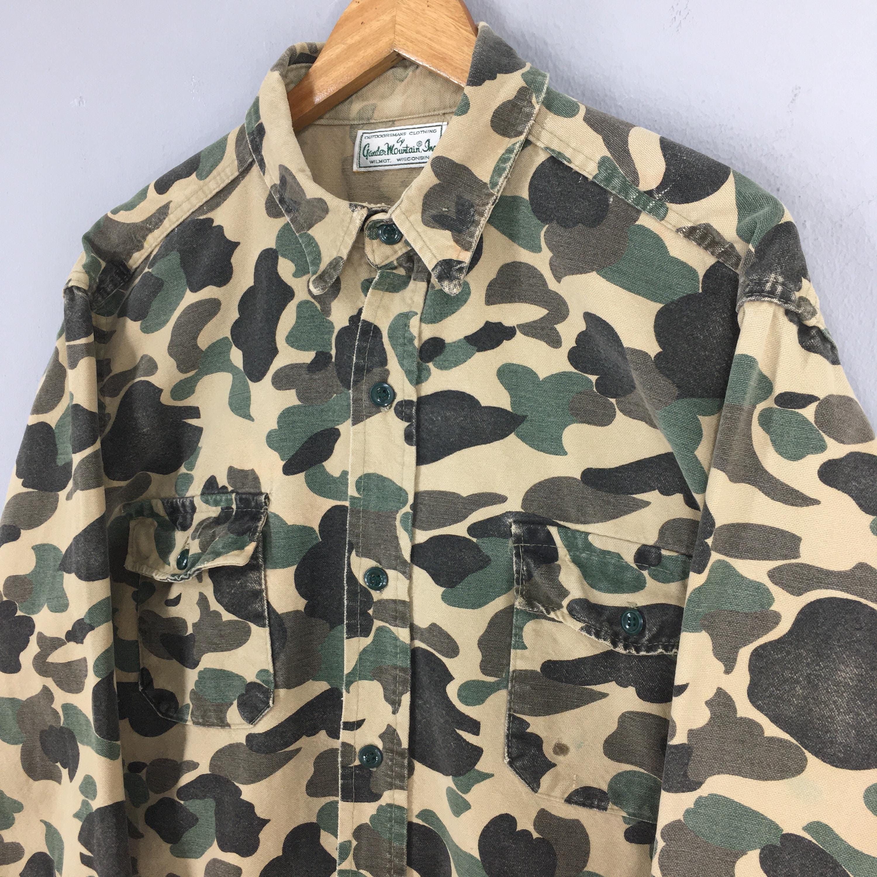 Mossy Oaks Gander Mountain Camouflage Duck Hunter Brown Shirt XLarge Size US XL / EU 56 / 4 - 3 Thumbnail