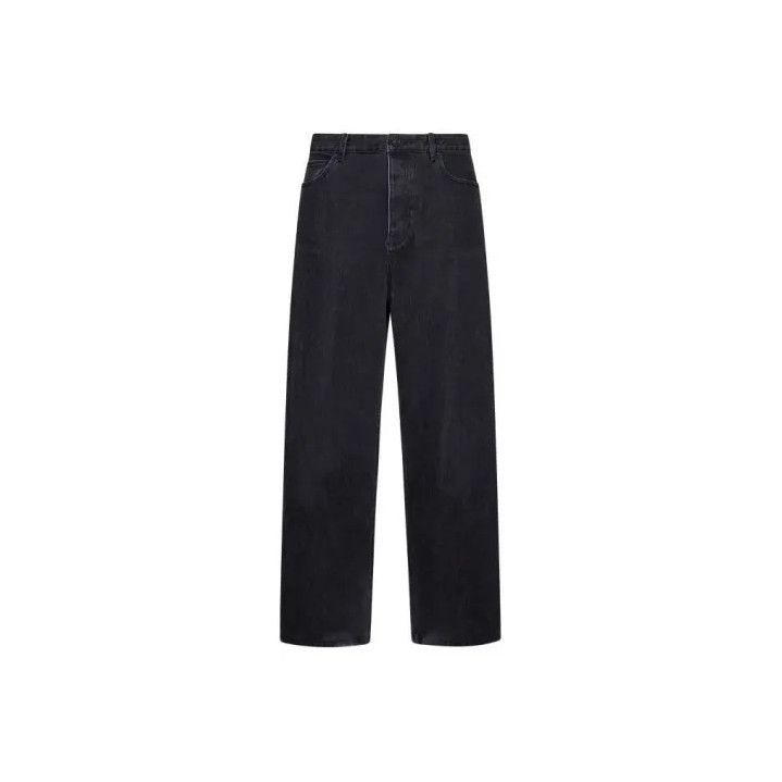 Balenciaga Black Straight-Leg Denim Pants for Men