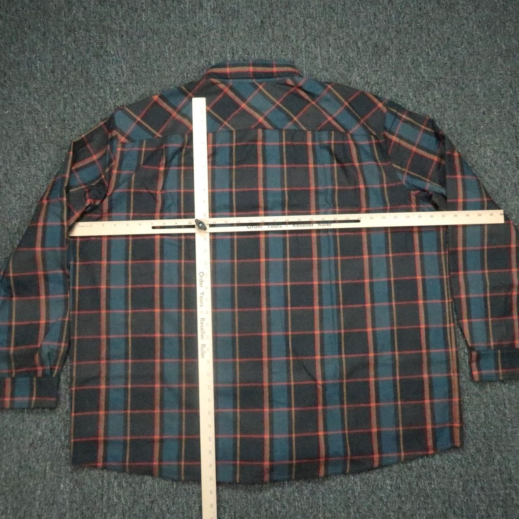 Vintage LL Bean Shirt Men 3XL Blue Plaid Katahdin Performance Flannel Long Sleeve NWT Size US XXL / EU 58 / 5 - 7 Thumbnail
