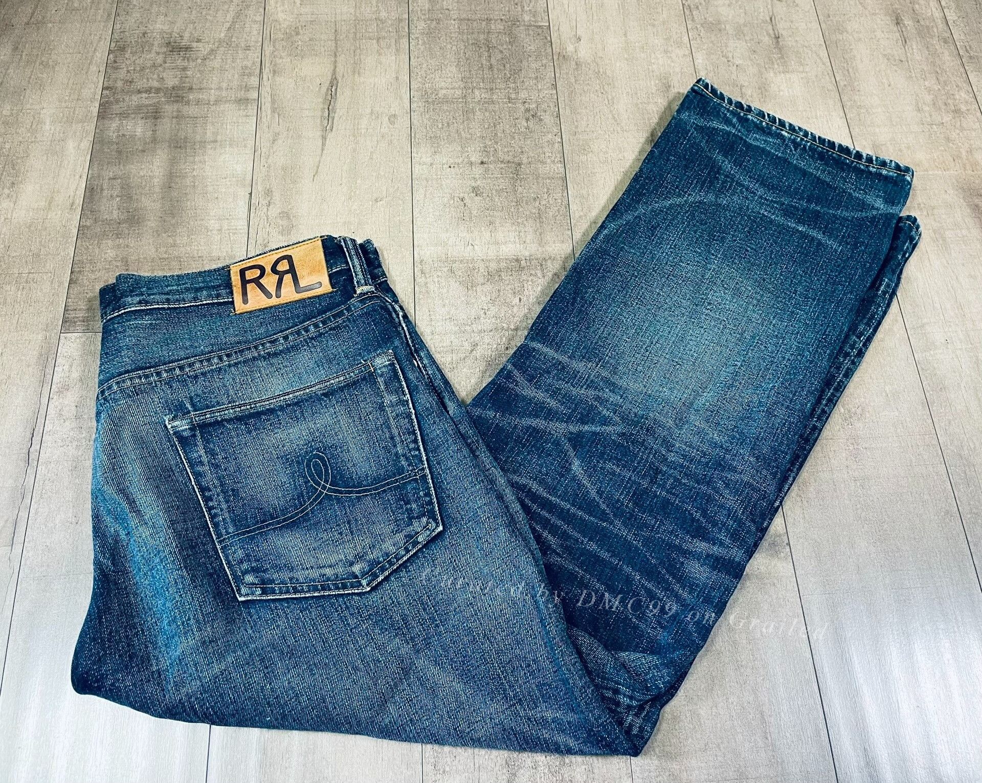 RRL Ralph Lauren Double RL Vintage Washed Jeans Size US 32 / EU 48 - 1 Thumbnail