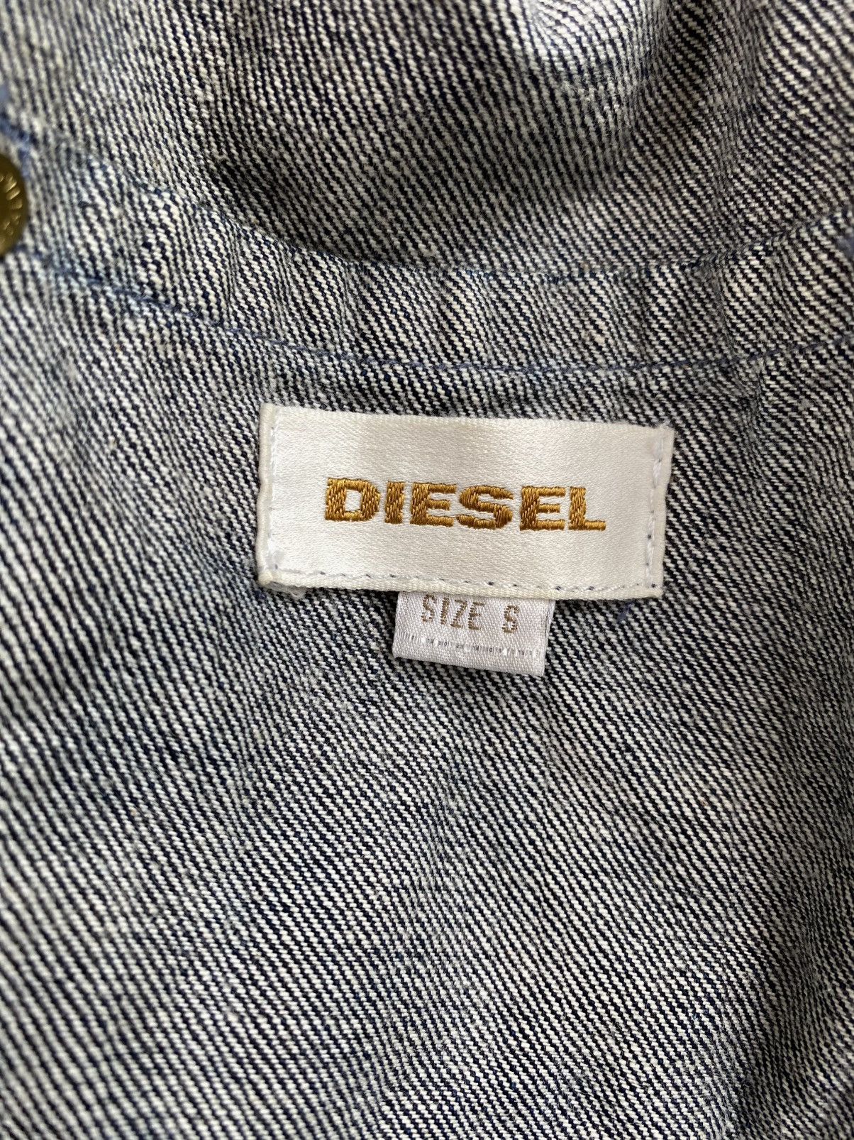 Diesel × Vintage 2010 Diesel Juzicon Giacca Washed Denim Jacket Size US S / EU 44-46 / 1 - 17 Thumbnail