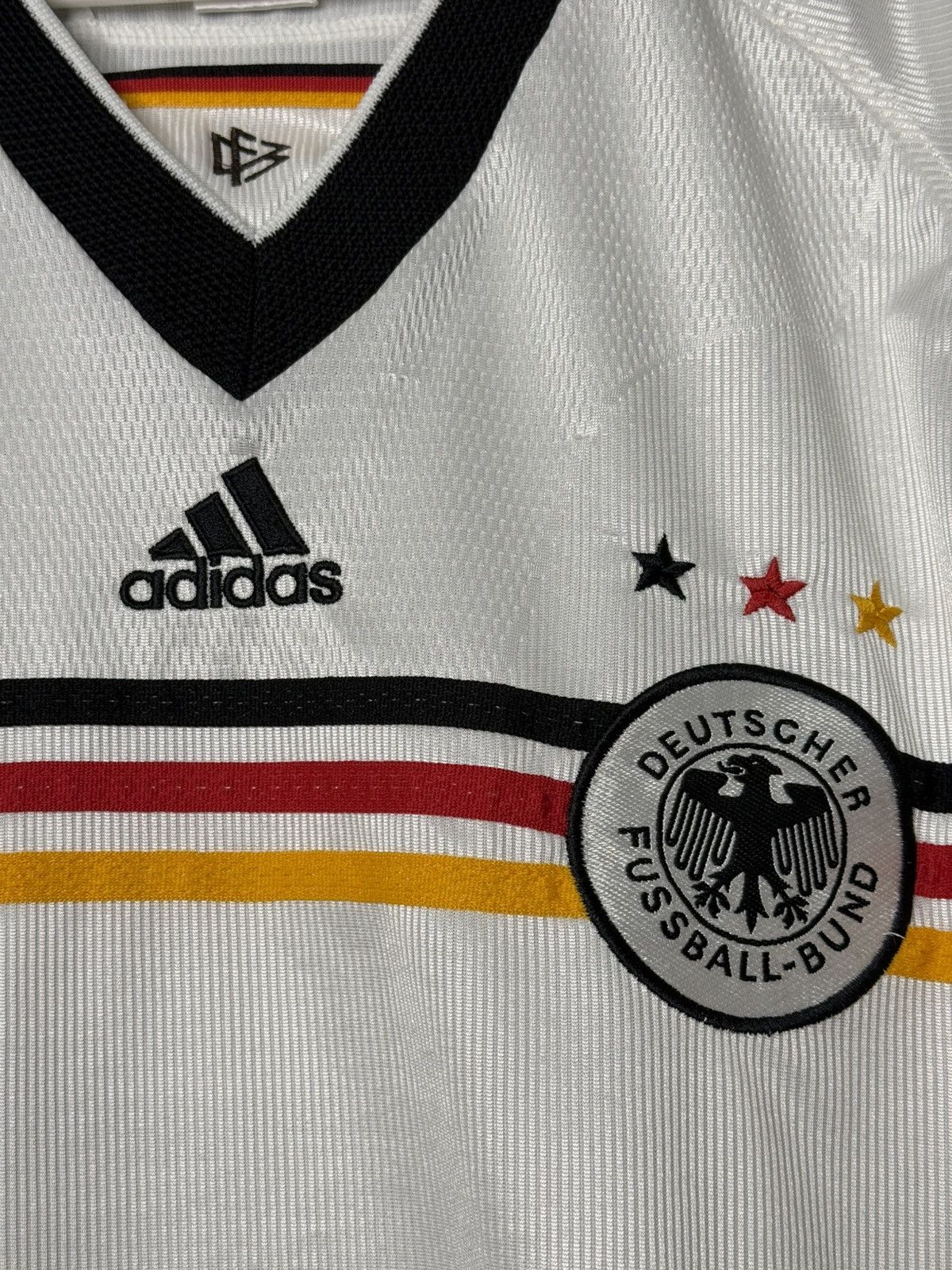 Adidas Vintage Adidas Germany 1998-00 Home Football Jersey size L Size US L / EU 52-54 / 3 - 8 Thumbnail