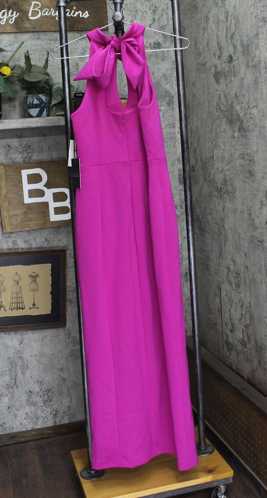 Opening Ceremony Cece Womens Halter Maxi Dress Dc93110092z Fuchsia Pink 8 Size M / US 6-8 / IT 42-44 - 2 Thumbnail