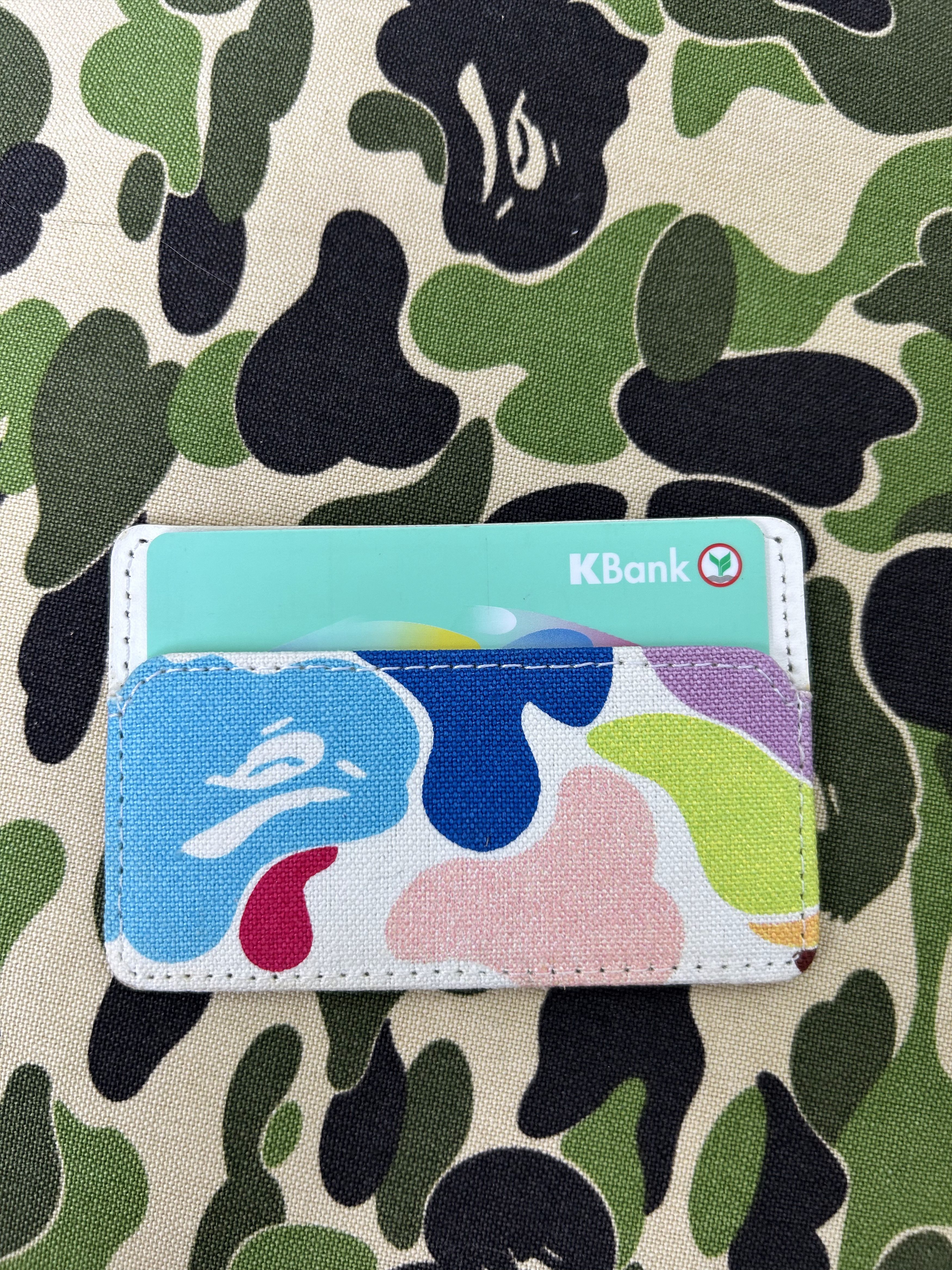 Bape Bape 11th Anniversary Multi Camo Card Holder Size ONE SIZE - 4 Thumbnail