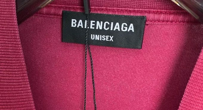 Balenciaga Balenciaga Rose Red Slogan Long Sleeve2412-Nextarrow Size US L / EU 52-54 / 3 - 3 Thumbnail