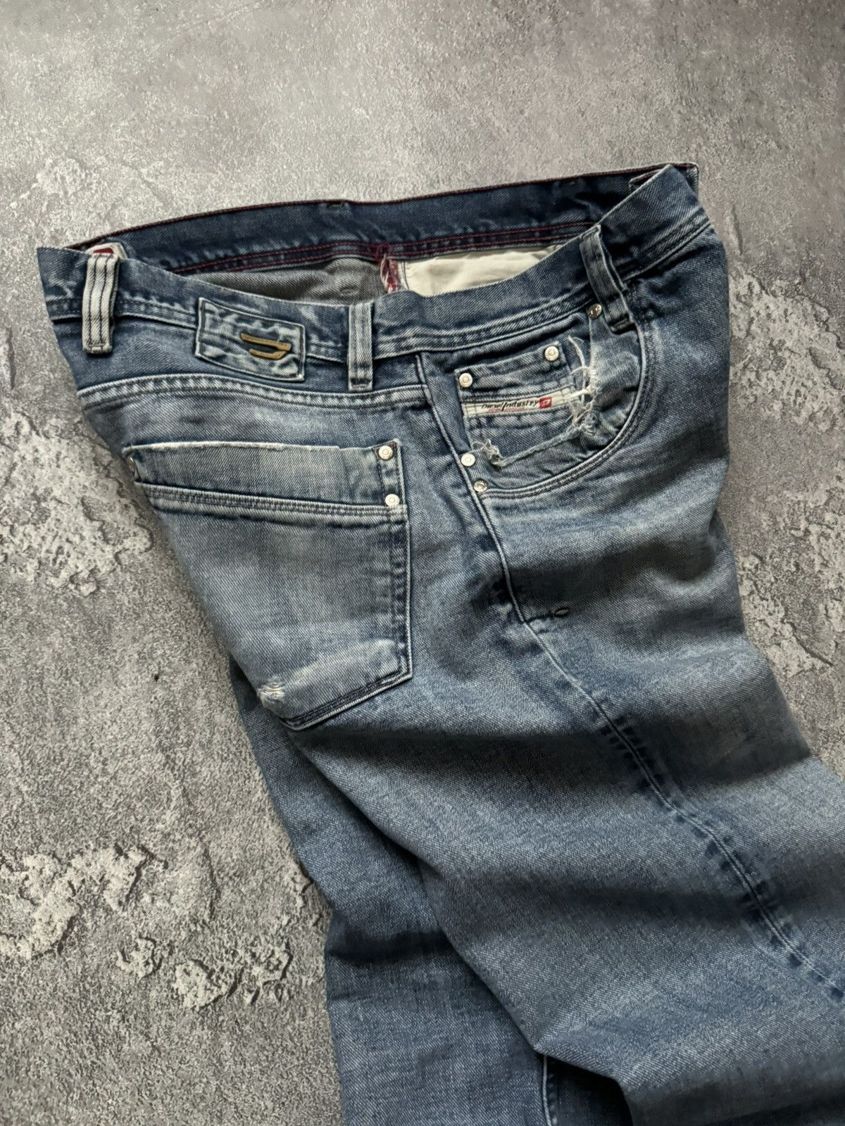 Diesel × Diesel Black Gold Diesel 36/32 distressed denim pant trouser jean chino y2k Size US 36 / EU 52 - 17 Thumbnail