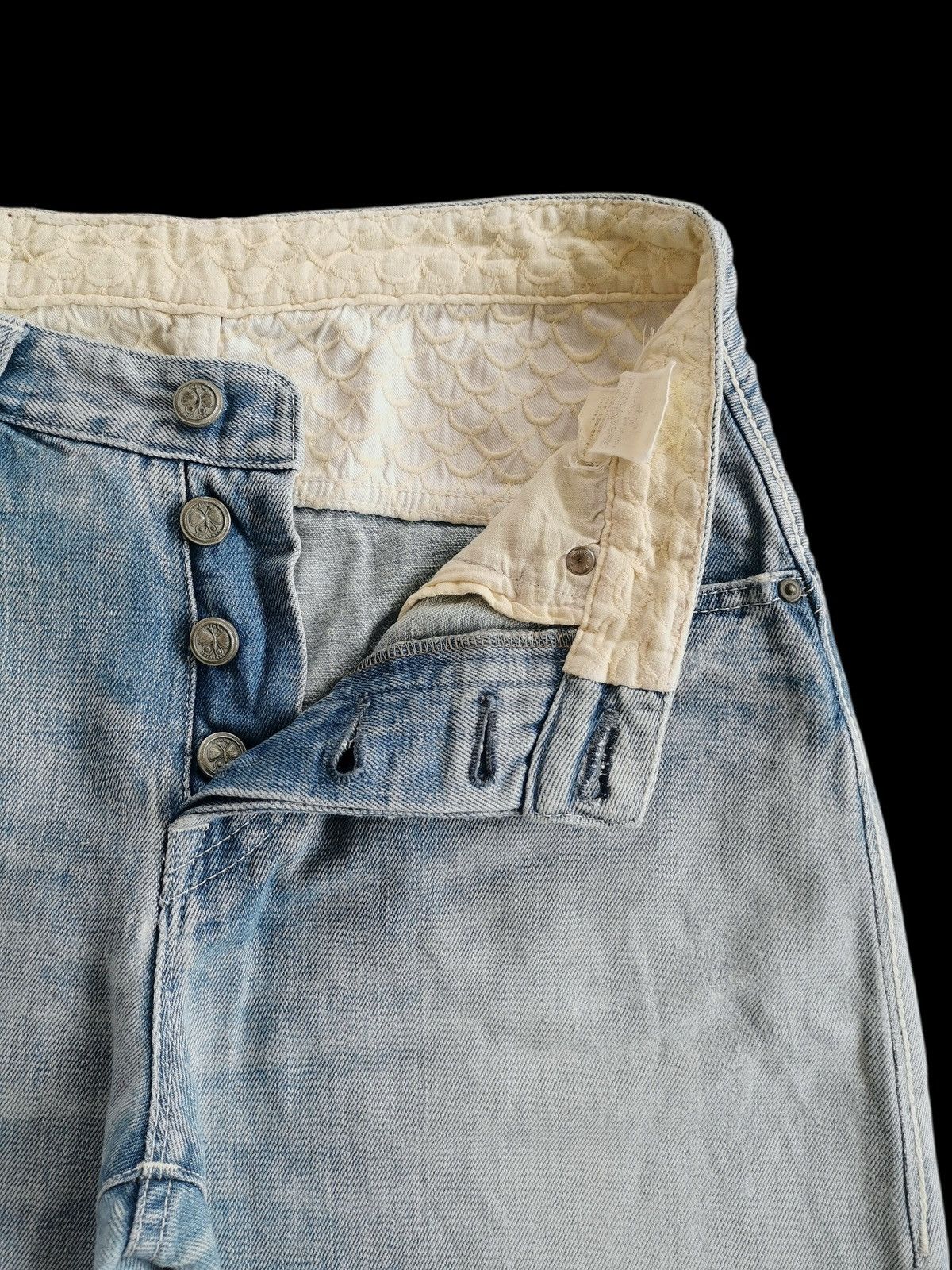 mina perhonen Mina Perhonen Baggy Selvedge Jeans Size 28" / US 6 / IT 42 - 7 Thumbnail