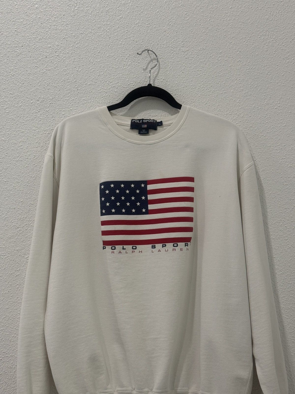 Polo Ralph Lauren Vintage 90s Polo Sport Ralph Lauren Crewneck USA Flag Large Size US L / EU 52-54 / 3 - 2 Thumbnail