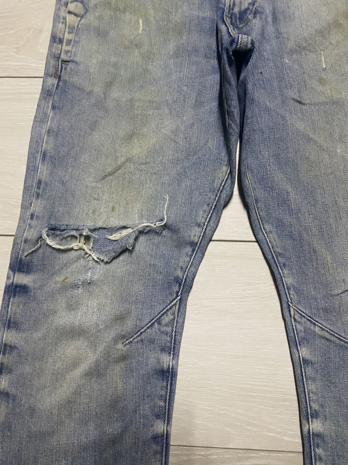 G-Star Vintage G star Raw Curve Leg Grunge Slim Fit Jeans Size US 32 / EU 48 - 7 Thumbnail