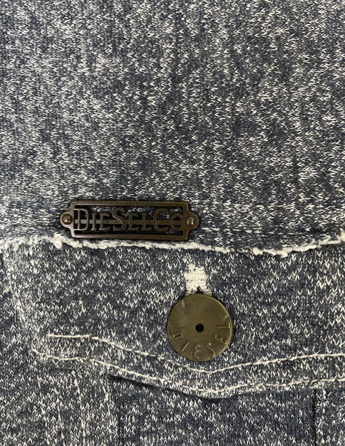 Diesel Vintage Diesel - Co Button Chambray Shirt Jacket K0125 Size US M / EU 48-50 / 2 - 4 Thumbnail