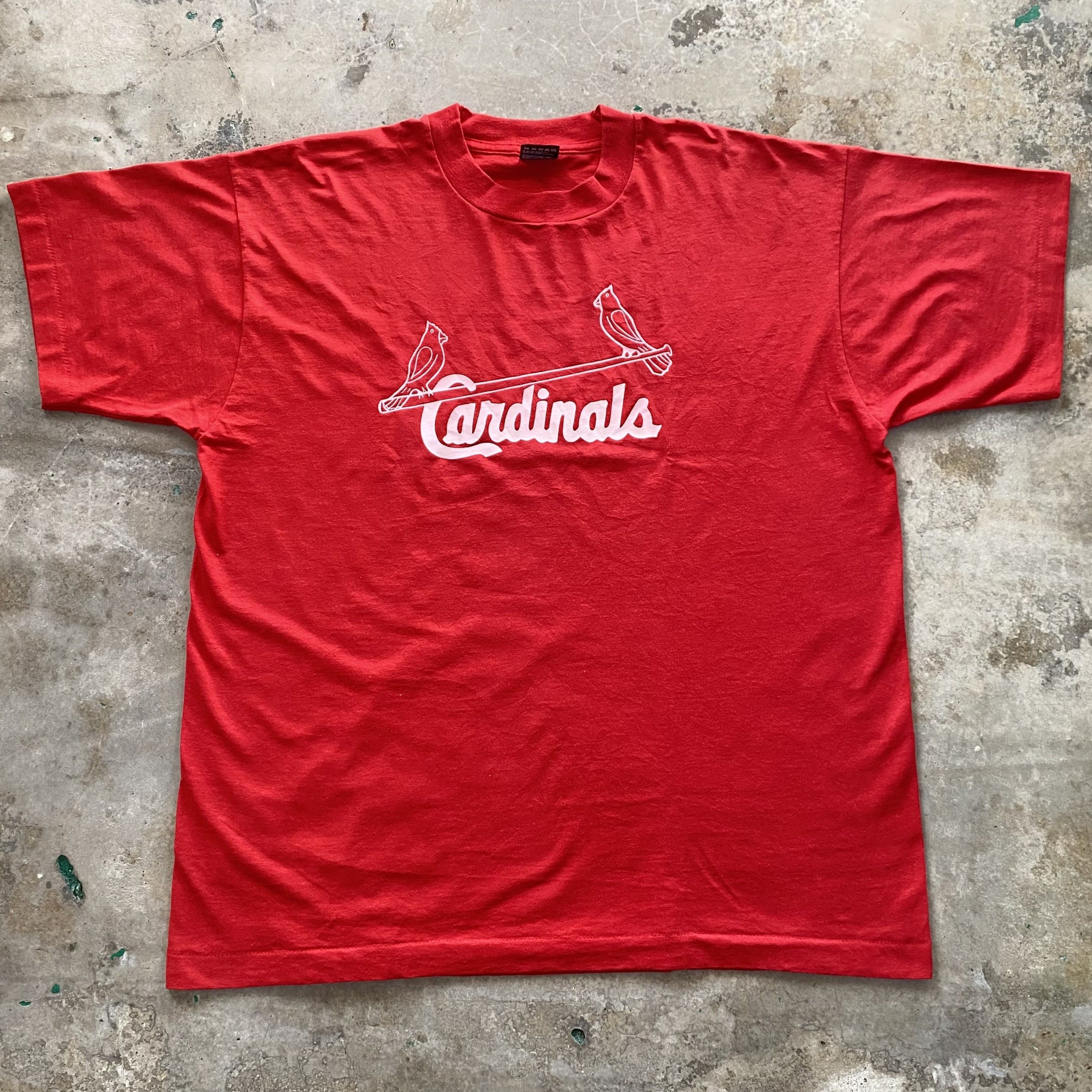 MLB × Vintage Vintage 90s Cardinals T Shirt Size US XL / EU 56 / 4 - 1 Thumbnail