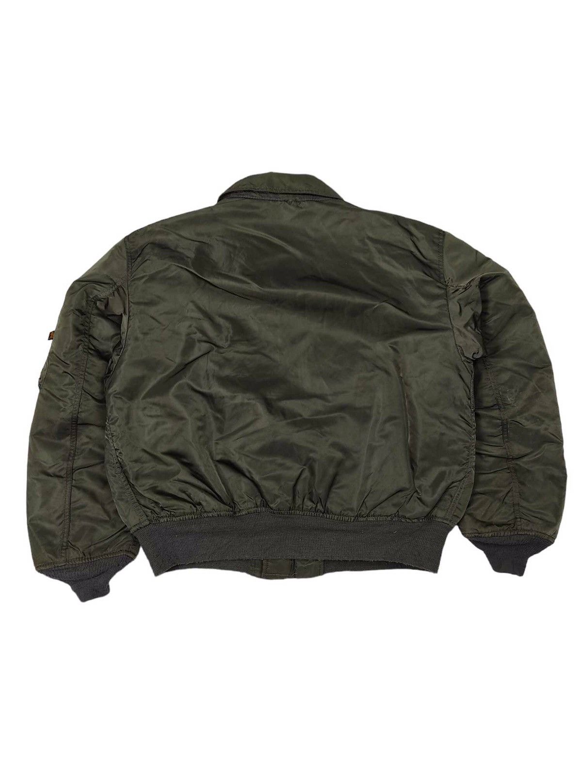 Alpha Industries × Vintage VINTAGE 90s Alpha Industries Flight Jacket Size US L / EU 52-54 / 3 - 10 Thumbnail