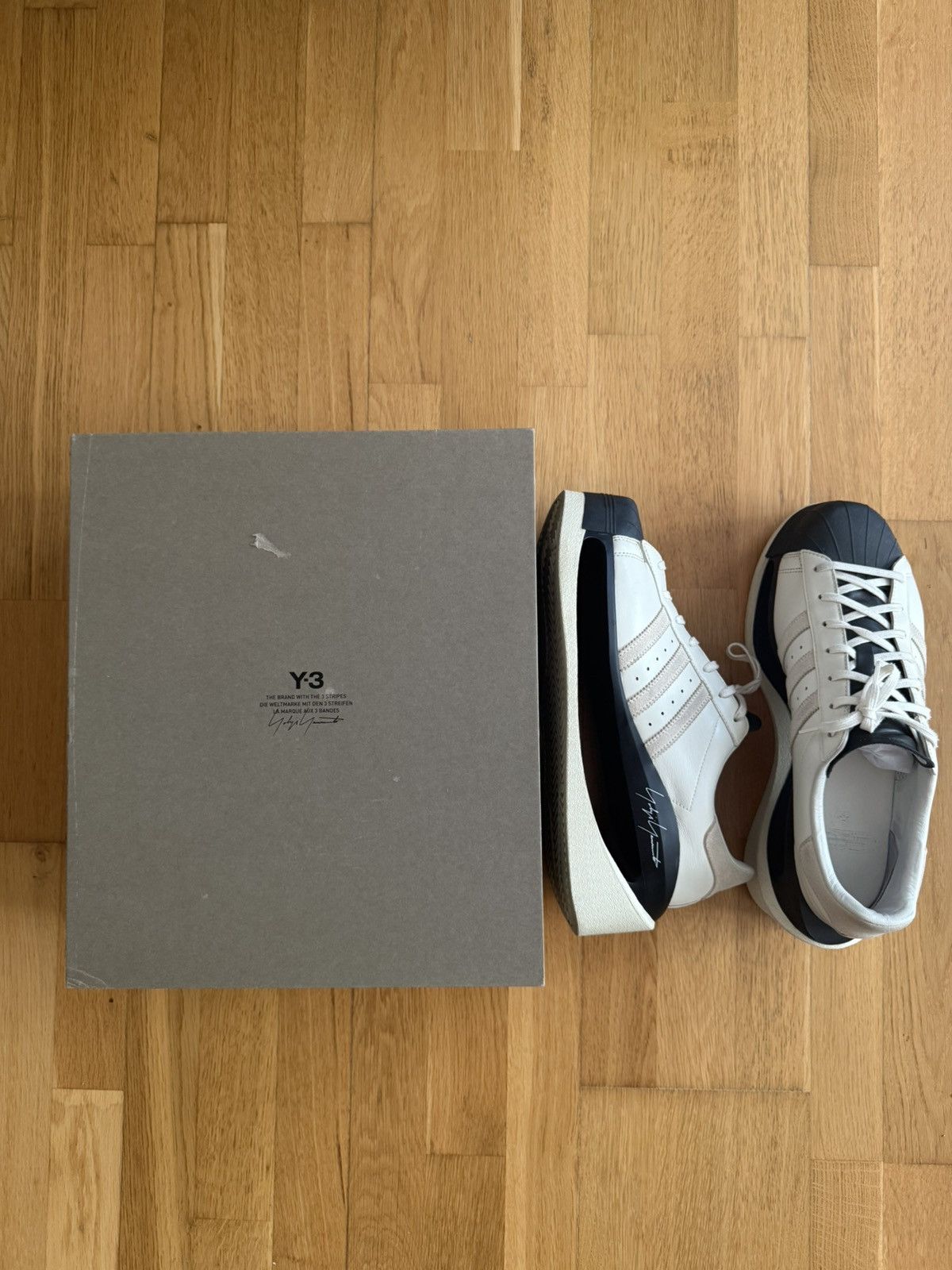 Y-3 Y-3 gendo superstar Size US 11.5 / EU 44-45 - 2 Thumbnail