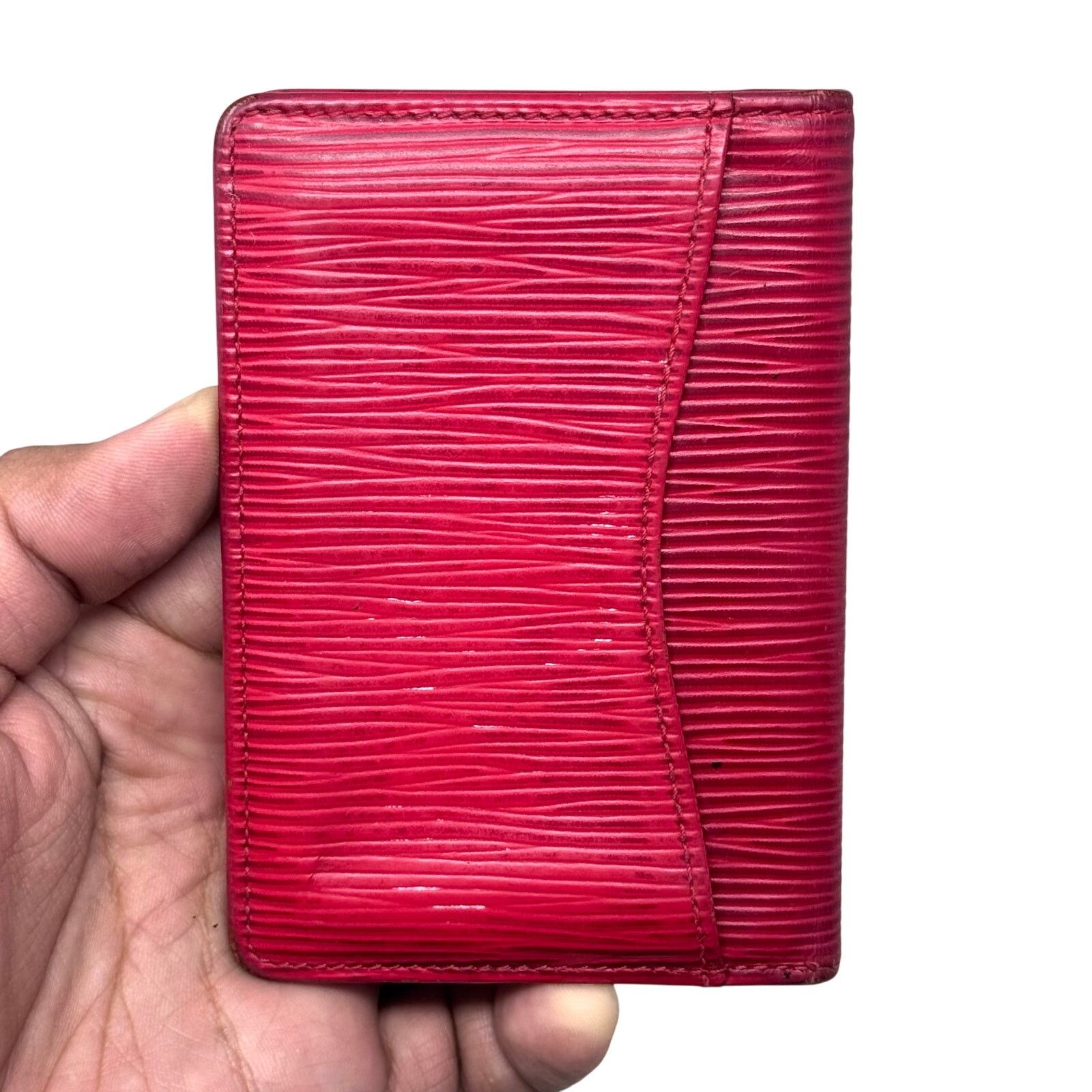 Louis Vuitton Louis Vuitton Red Pocket Organizer Size ONE SIZE - 4 Thumbnail