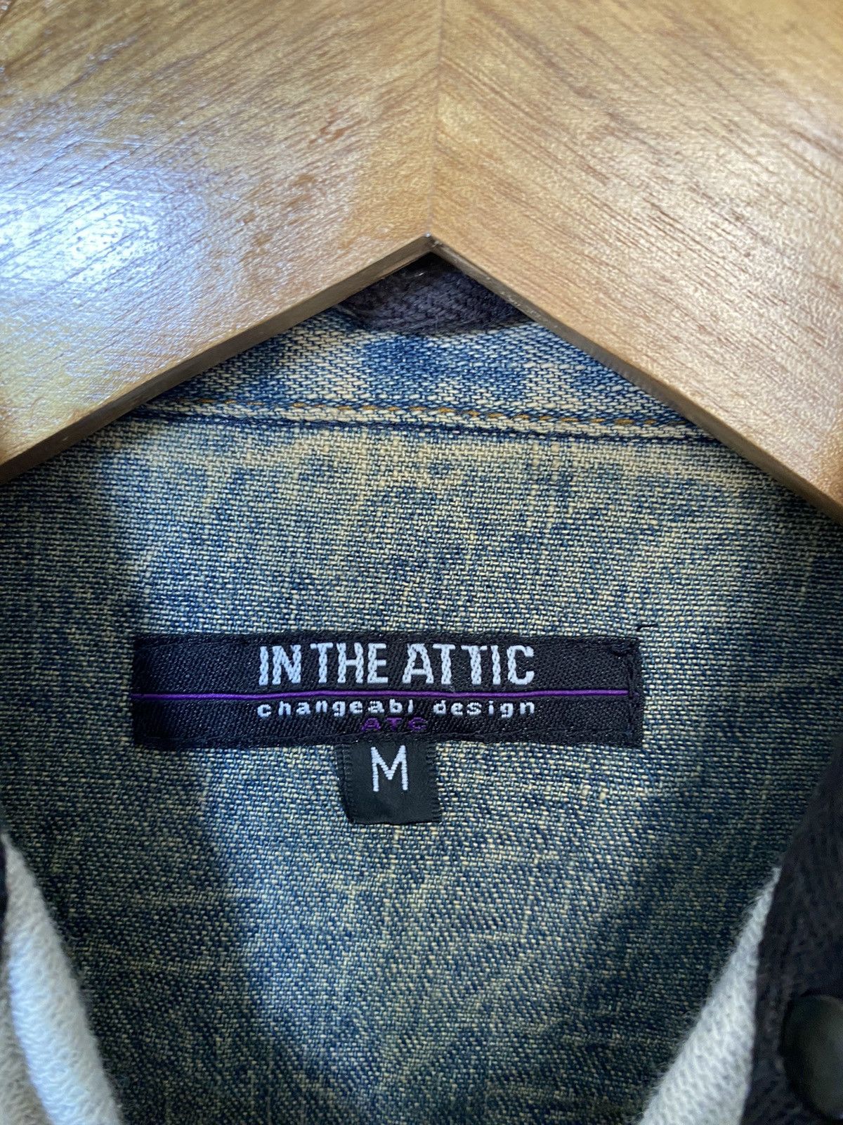 In The Attic Distressed mud wash zipper hoodie Punk button up Size US M / EU 48-50 / 2 - 20 Thumbnail
