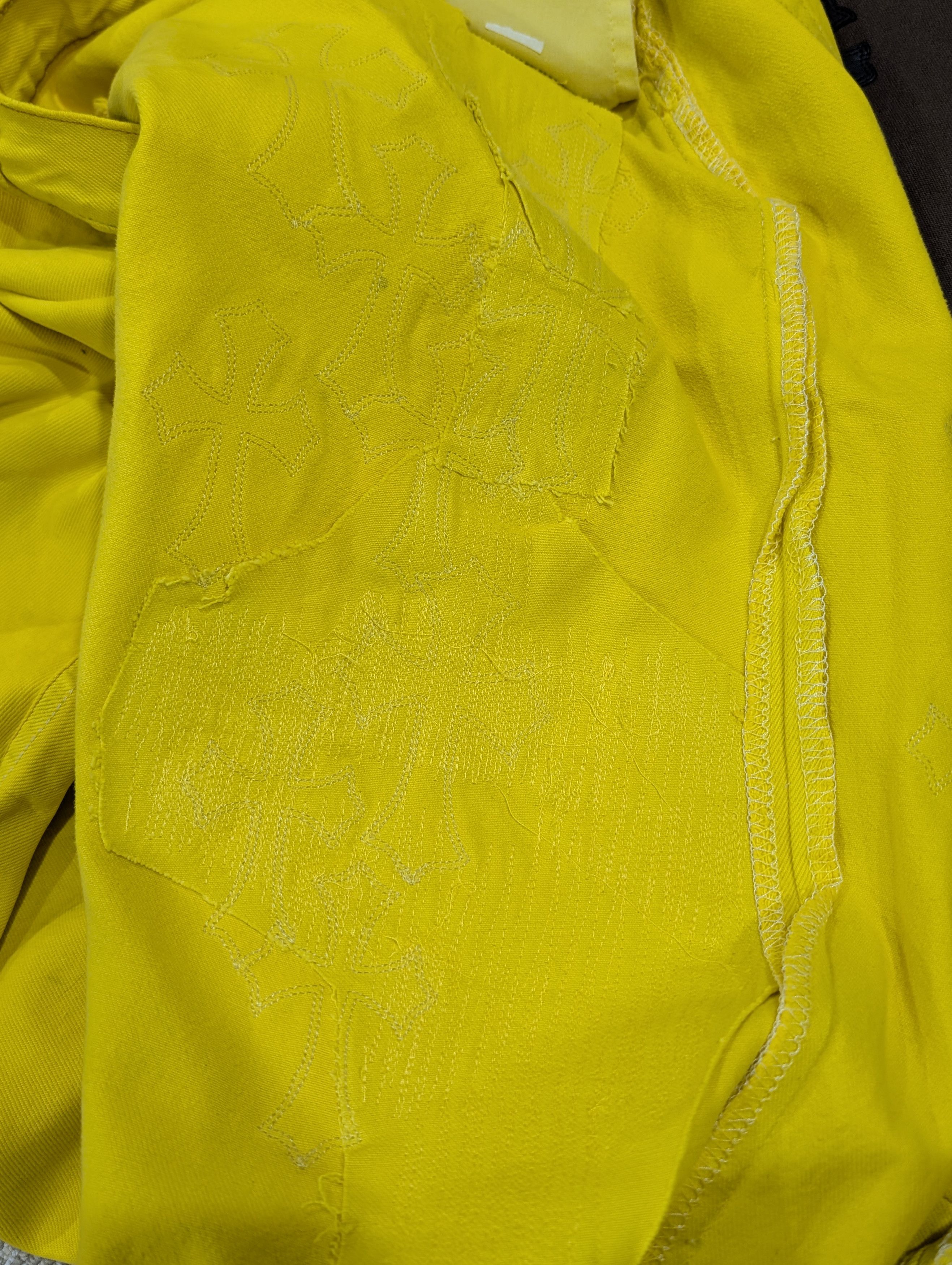 Chrome Hearts Chrome Hearts 2025 Yellow Vegas Cross Patch Levis Jeans Size US 38 / EU 54 - 13 Thumbnail