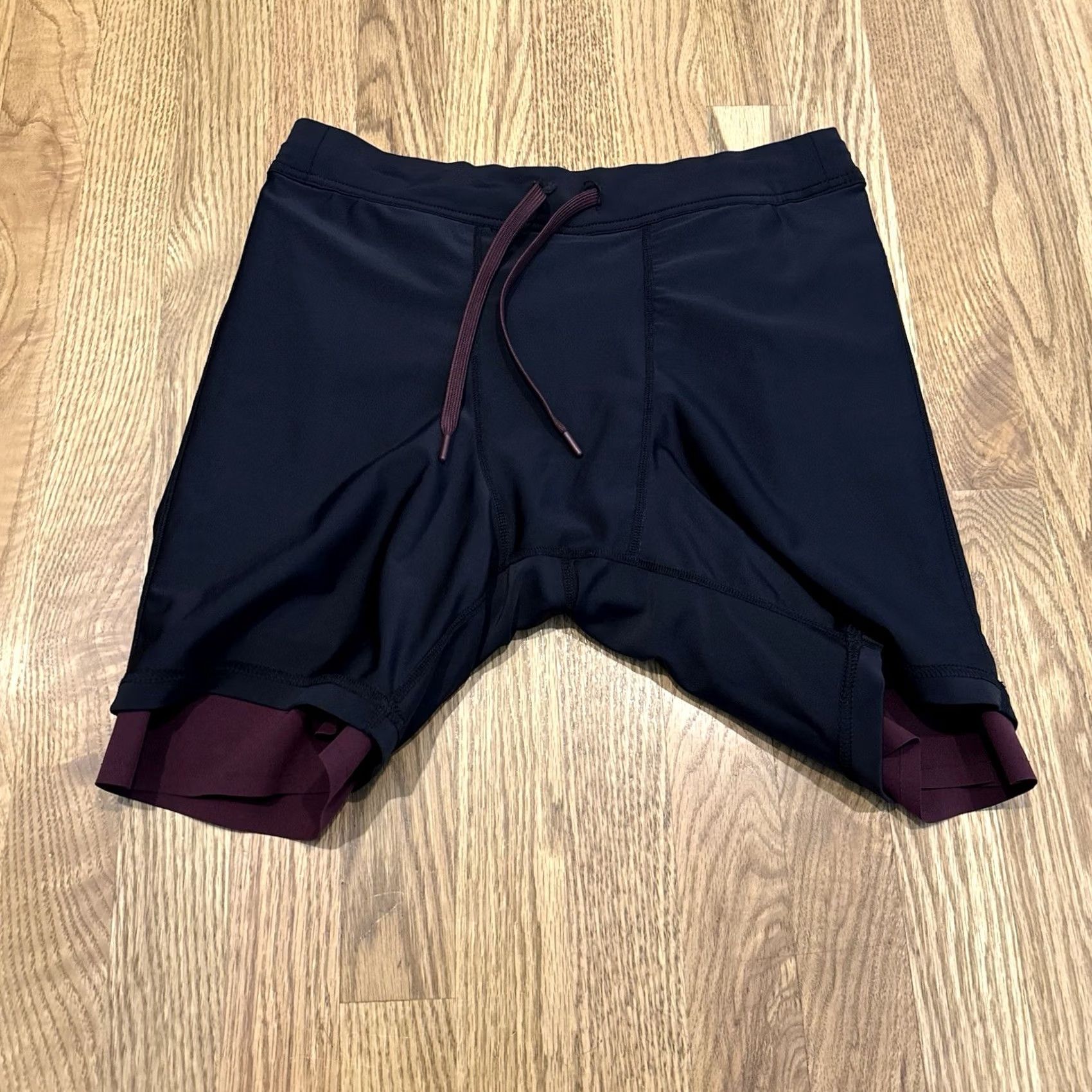Ten Thousand VINTAGE Ten Thousand 7" Interval Active Running Shorts Mens S Maroon Athletic Outdoor Sports Size US 29 - 7 Thumbnail
