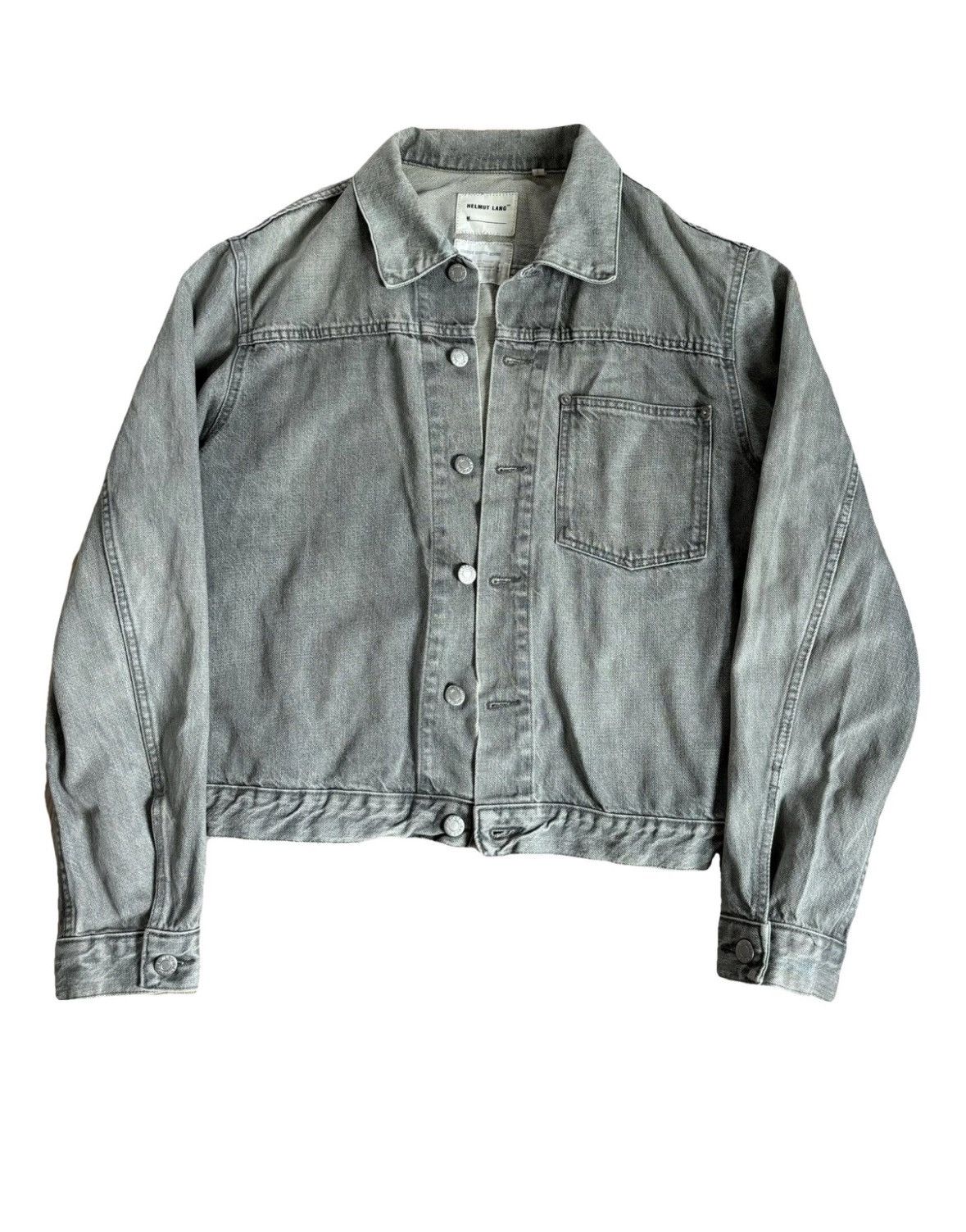 Helmut Lang Helmut Lang Type-1 grey denim jacket Size US L / EU 52-54 / 3 - 1 Thumbnail