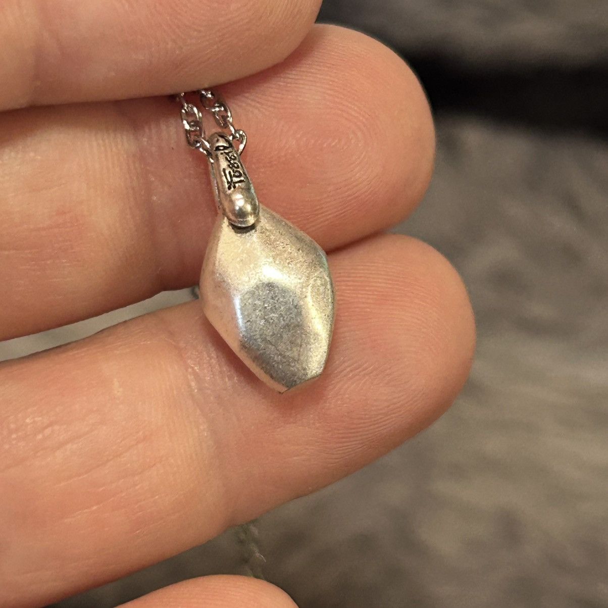 Handmade Handcrafted vintage Fossil pendant on chain necklace Size ONE SIZE - 7 Thumbnail
