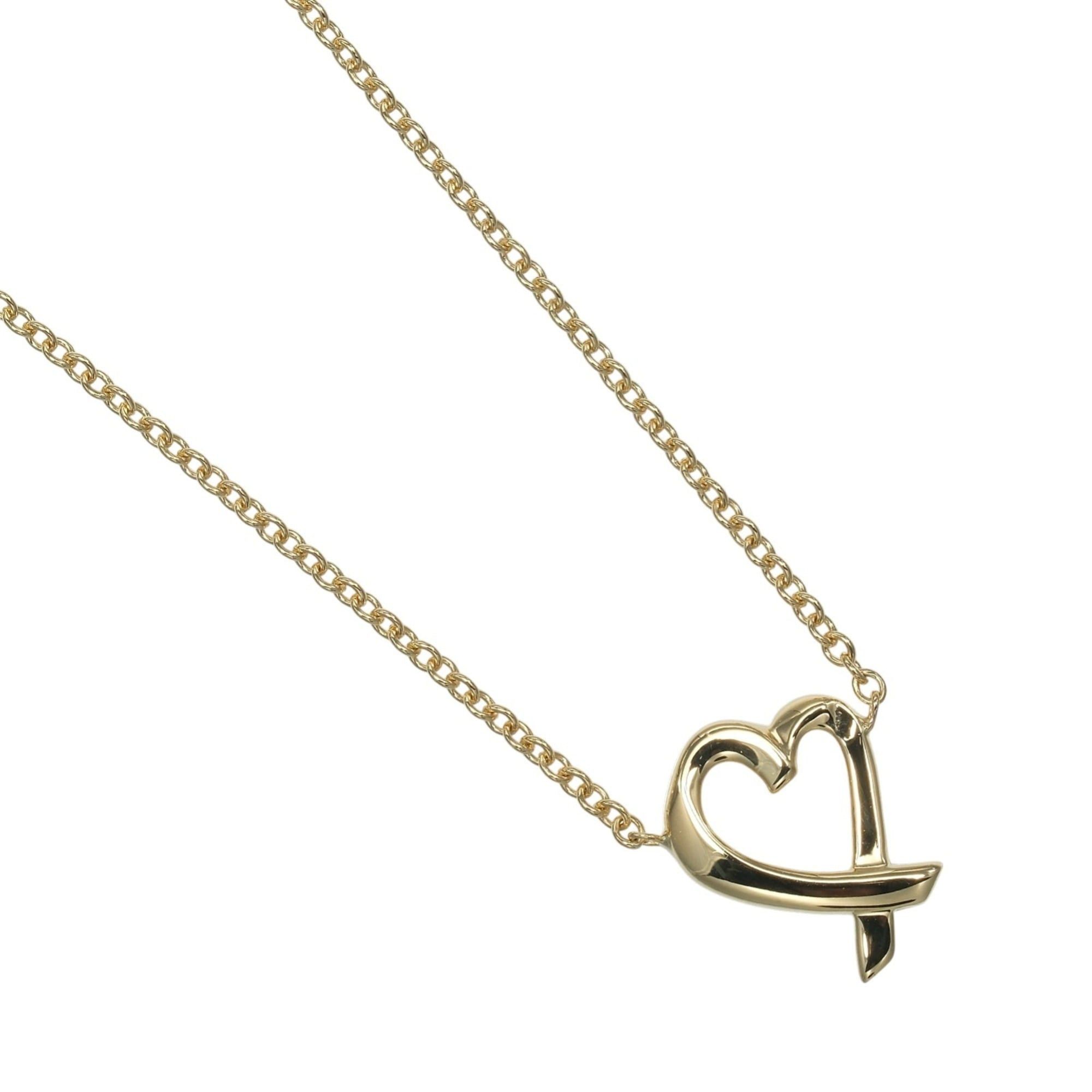Tiffany & Co. Tiffany & Co. Loving Heart Necklace, 18K Yellow Gold, Approx. 2.24g. Size ONE SIZE - 1 Thumbnail