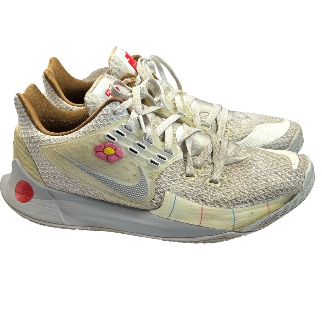 Nike Nike Kyrie 2 Low Spongebob Sneaker CJ6953-100 White Men's Size 13 US Size US 13 / EU 46 - 3 Thumbnail