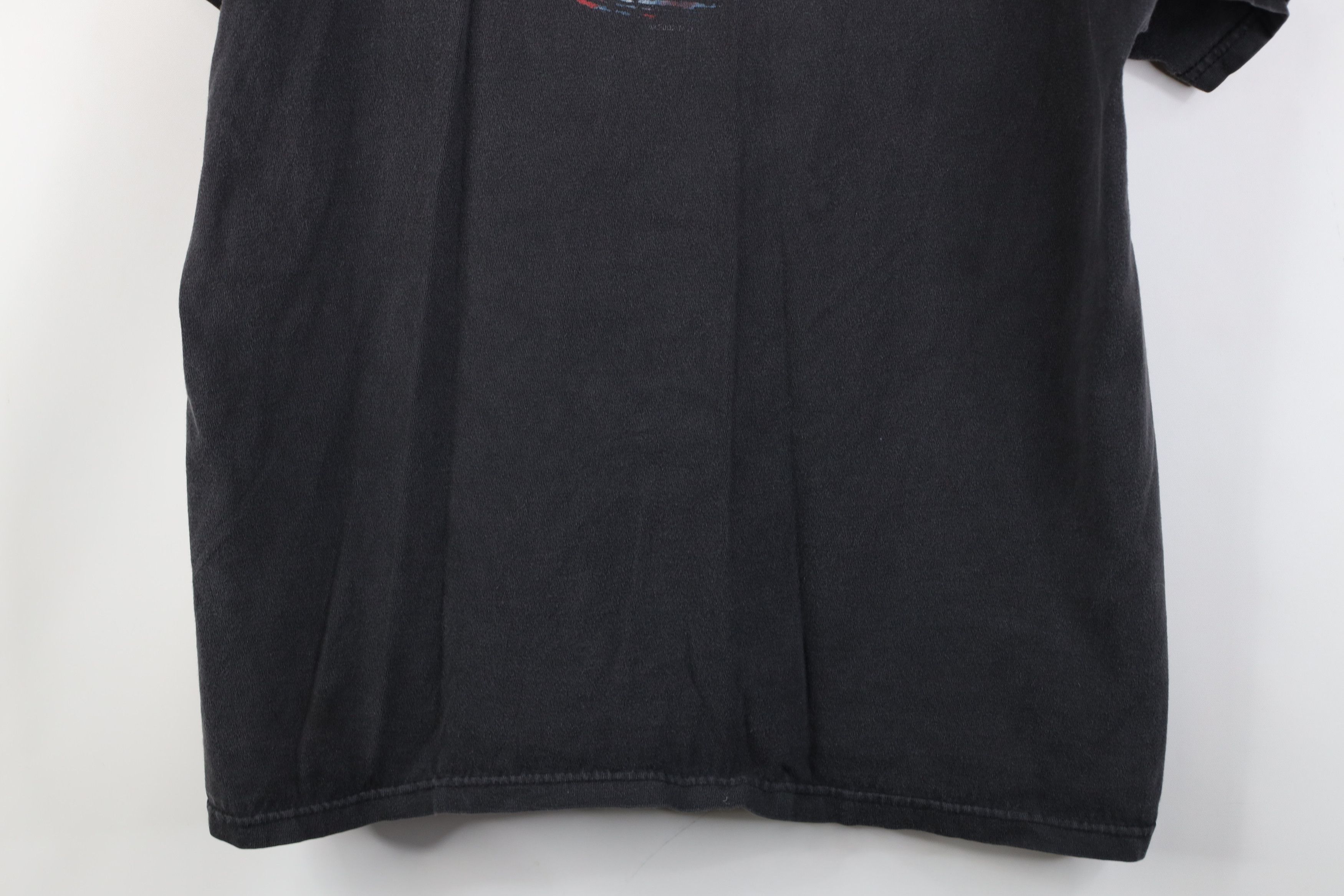 Harley Davidson Vintage Y2K Harley Davidson USA Flag Stencil T-Shirt USA Size US L / EU 52-54 / 3 - 3 Thumbnail