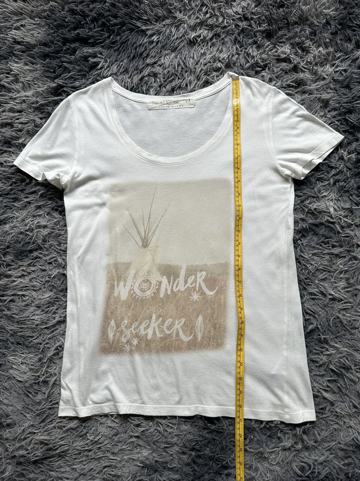GOA 2010's GOA '' Wonder Seeker '' white tee Size US M / EU 48-50 / 2 - 7 Thumbnail