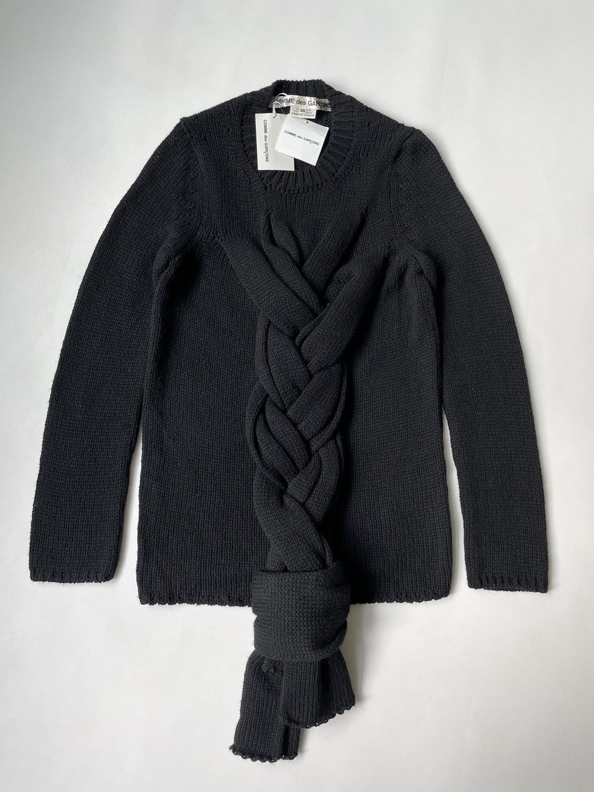 Comme des Garcons A/W 14 ‘3D Plait’ Knit Wool Sweater Size XS / US 0-2 / IT 36-38 - 13 Thumbnail
