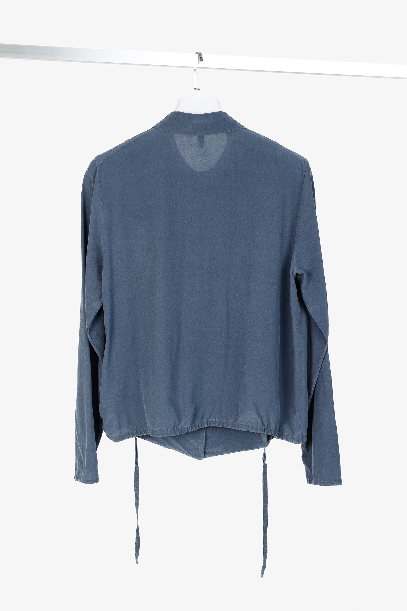 Annette Gortz Annette Gortz AW/19 Sa Silk Drawstring-Hem Blouse Size M / US 6-8 / IT 42-44 - 2 Thumbnail