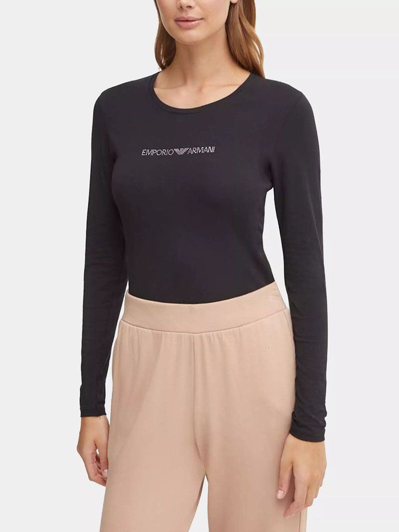 Emporio Armani Essential Crewneck Long Sleeve Size S / US 4 / IT 40 - 3 Thumbnail