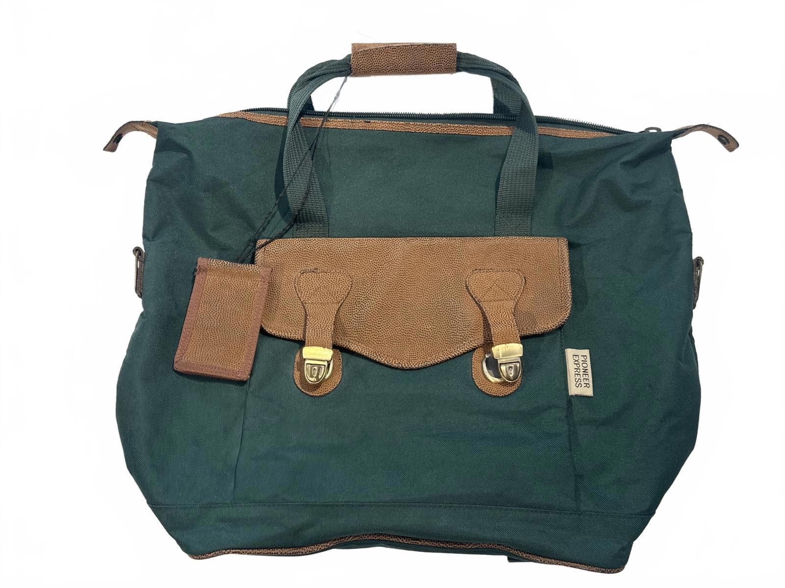 Other VTG Pioneer Express Green 90s Messenger Tote / Carry Bag Size ONE SIZE - 1 Thumbnail