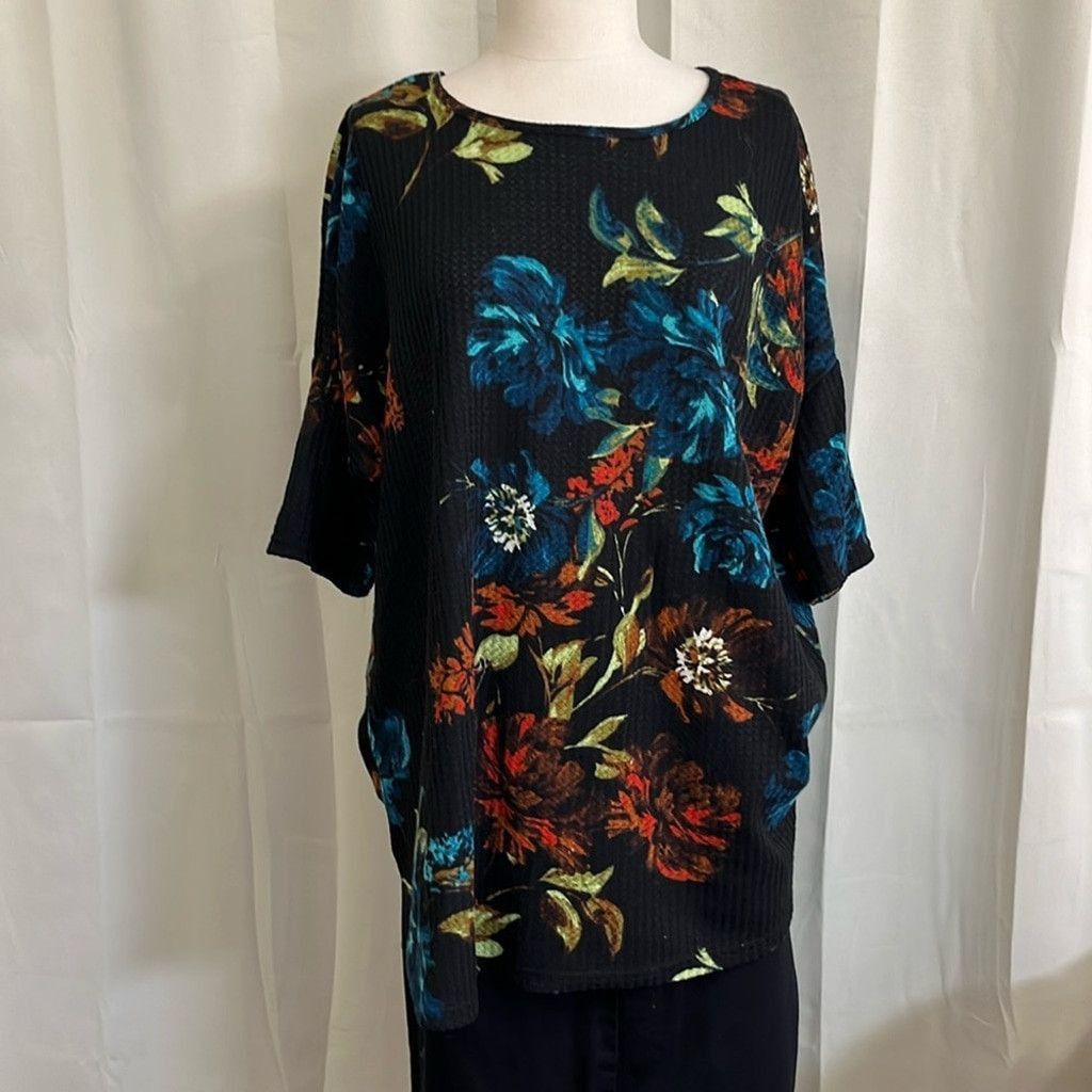 Lilly Pulitzer Lildy Floral Tunic Size L / US 10 / IT 46 - 1 Thumbnail