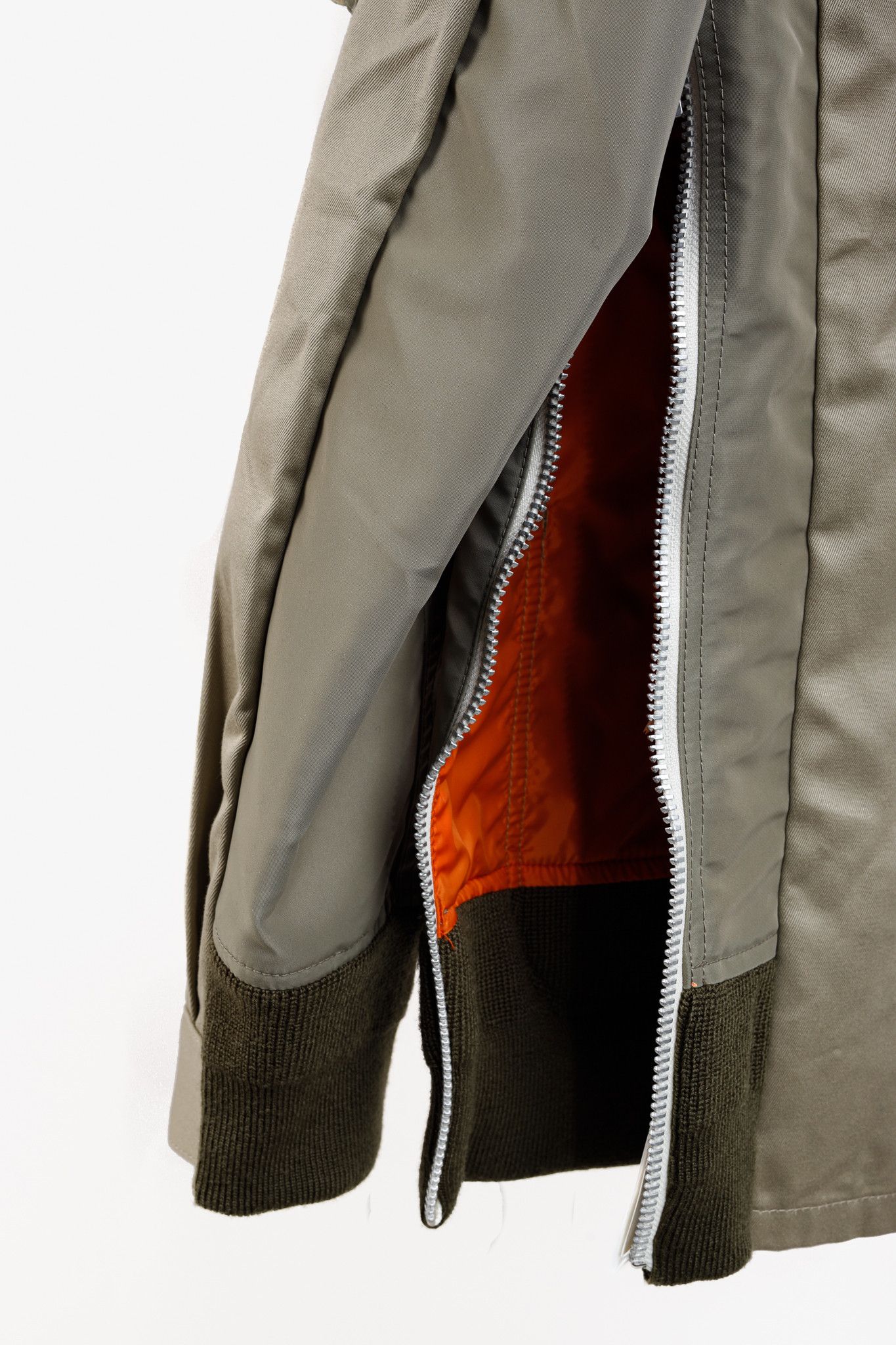 Sacai Sacai SS/24 Buttoned Long-Sleeved Brown Khaki Jacket Size US S / EU 44-46 / 1 - 8 Thumbnail