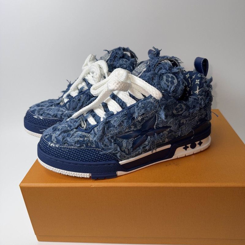Louis Vuitton Louis Vuitton Blue Skate Shoes for Men and Women -2508 Size US 8 / EU 41 - 1 Thumbnail