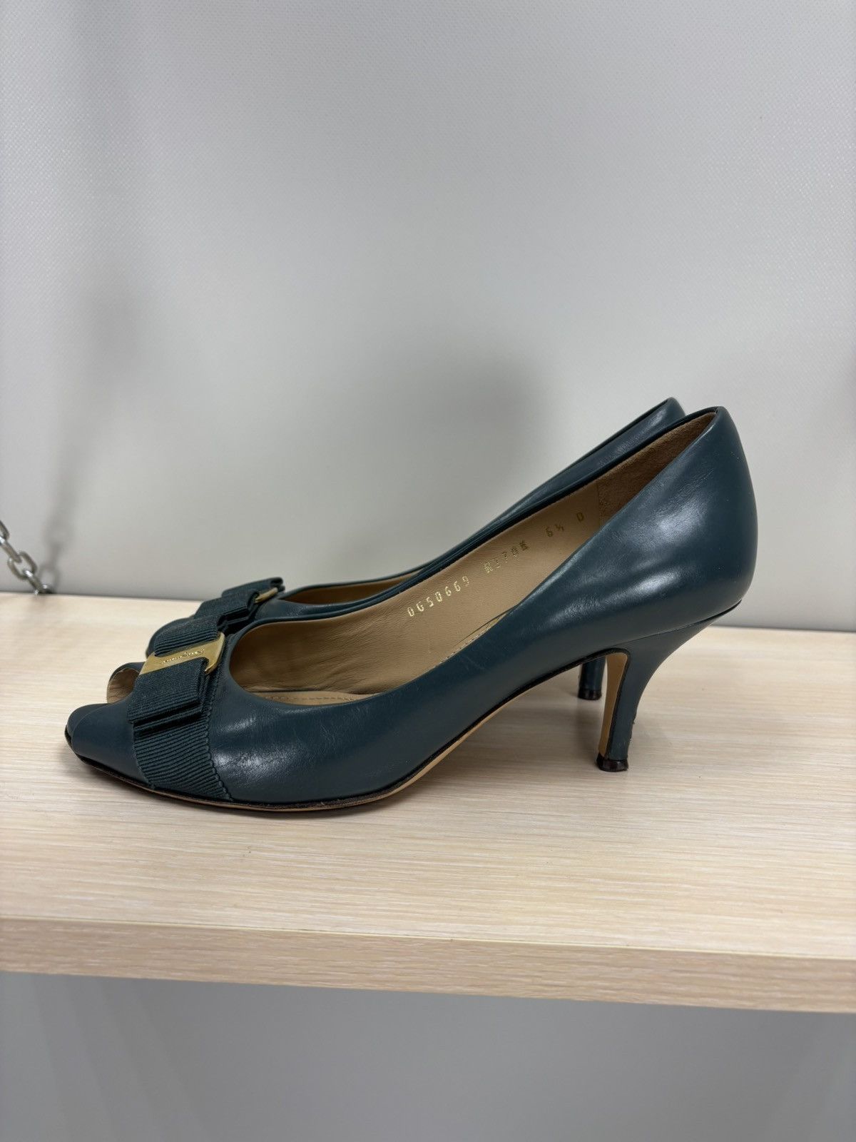 Salvatore Ferragamo Womens heels Salvatore Ferragamo Size 6 1/2 Color Blue Size US 6.5 / IT 36.5 - 8 Thumbnail