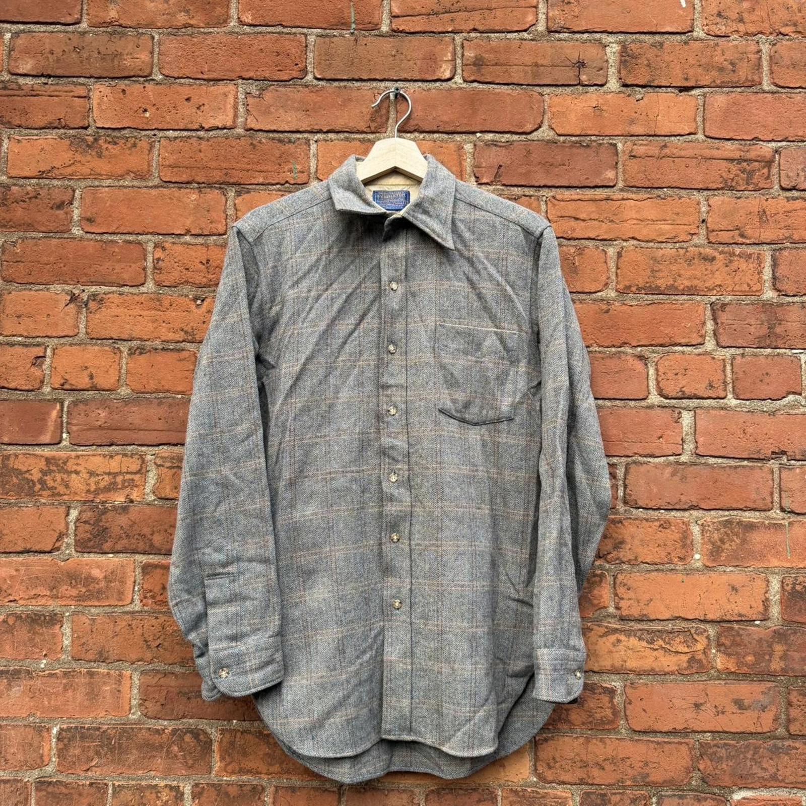 Pendleton Vintage Pendleton 100% virgin wool button up shirt 70s USA S Size US S / EU 44-46 / 1 - 1 Thumbnail