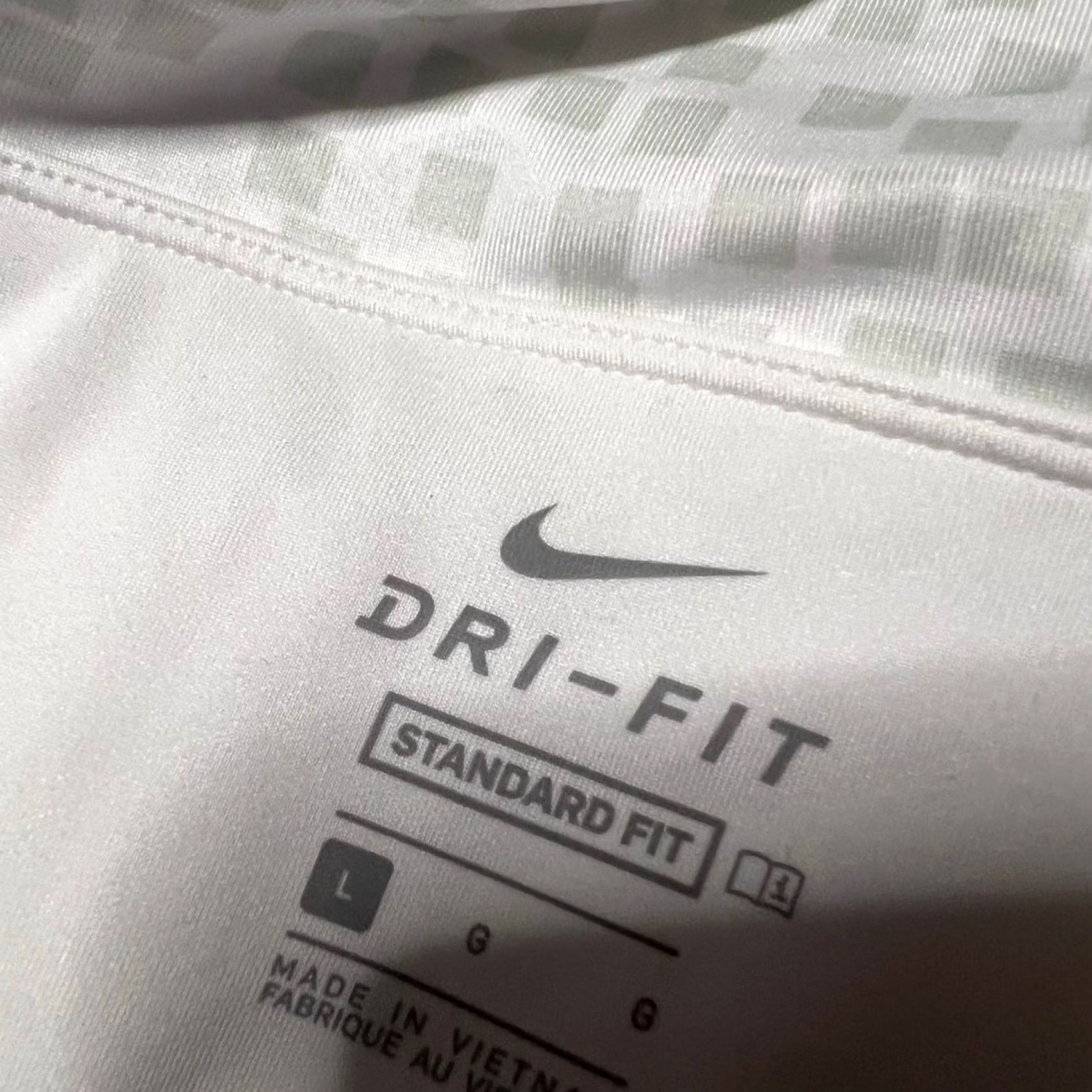 Nike Nike Skort Tennis Skirt Dri-Fit Geometric Print Womens Large L Regular White Size 36" / US 14 / IT 50 - 6 Thumbnail