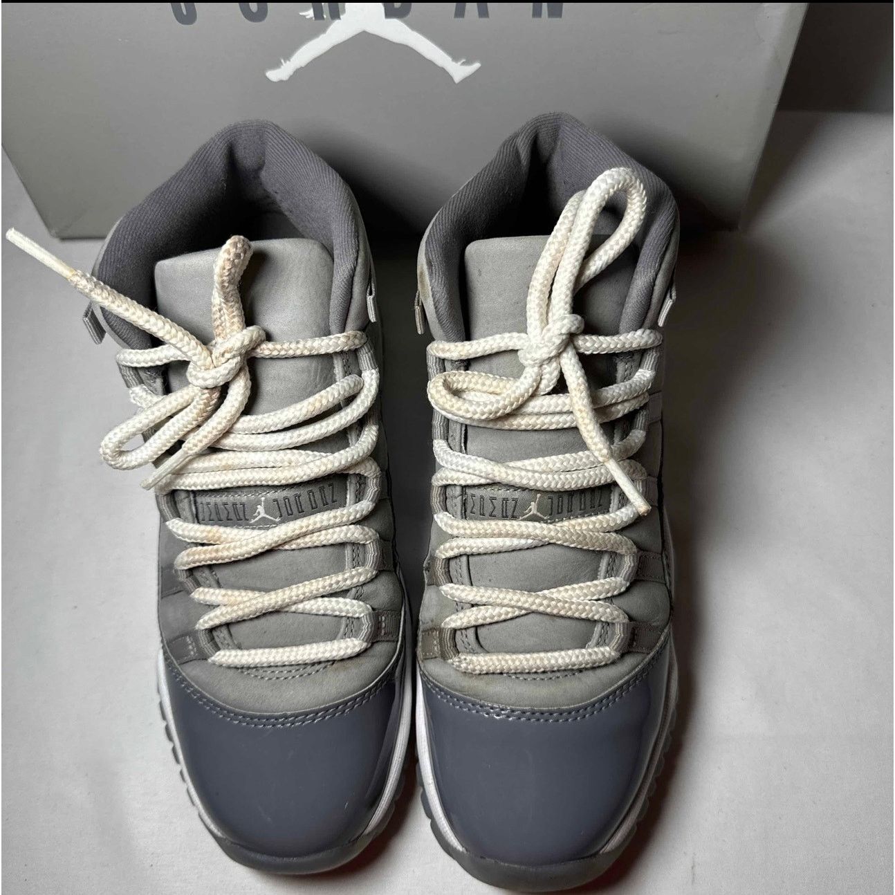 Jordan Brand × Nike Size 5.5 - Air Jordan 11 Retro GS Cool Grey 2021 Men's Shoes Size US 5.5 / EU 38 - 4 Thumbnail