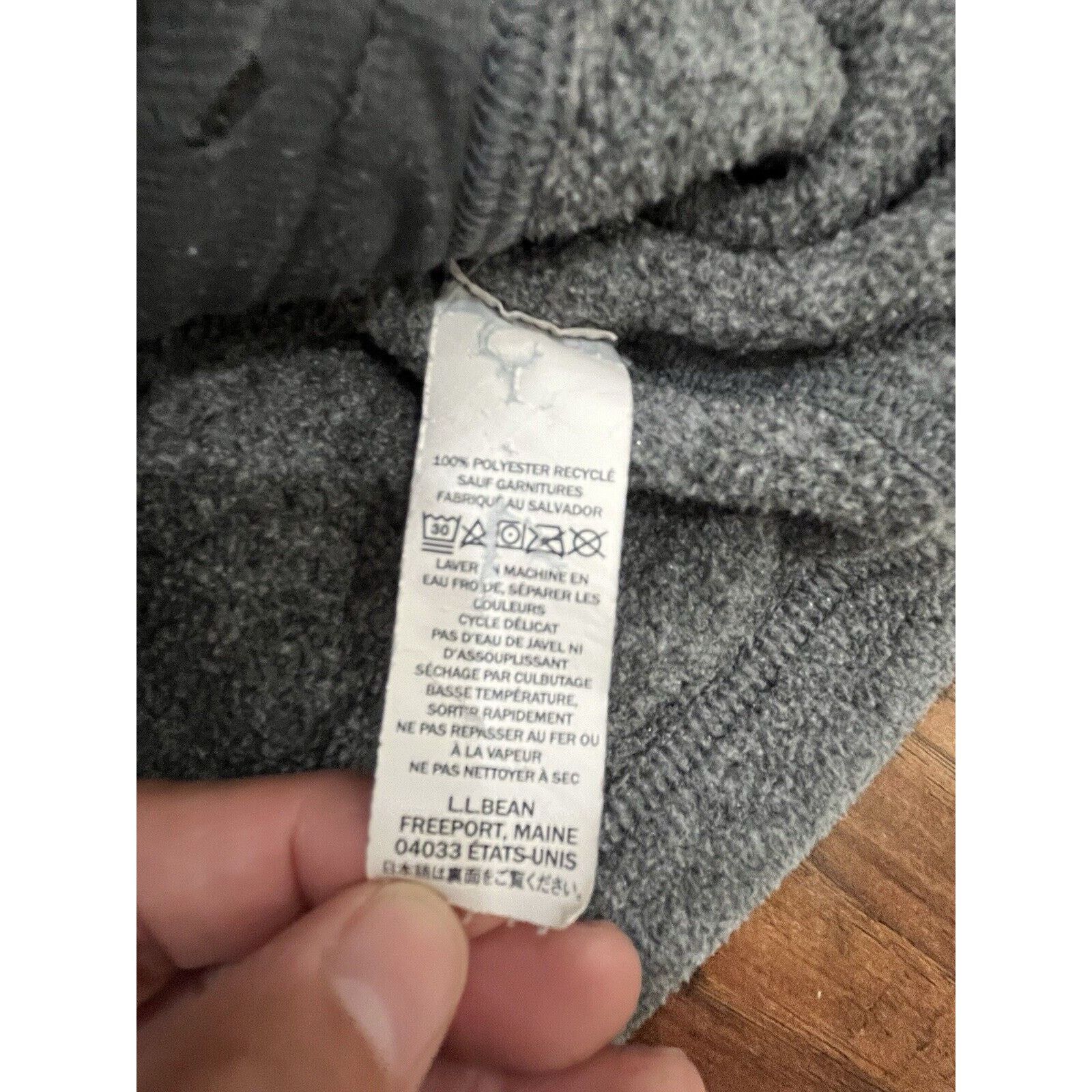 L.L. Bean LL Bean Fleece Jacket Men’s Size M Gray Full Zip Up Pocket Size US M / EU 48-50 / 2 - 7 Thumbnail