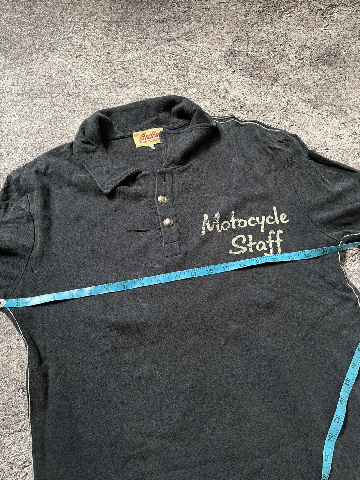Japanese Brand Y2K Indian Motorcyle ifsixwasnine polo tshirt Size US L / EU 52-54 / 3 - 9 Thumbnail
