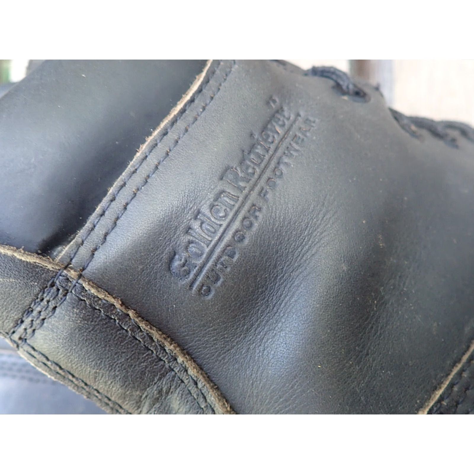 Vintage Golden Retriever Vintage Leather Plain Toe Work Boots Size 7.5 M Made in USA Size US 8 / IT 38 - 5 Thumbnail