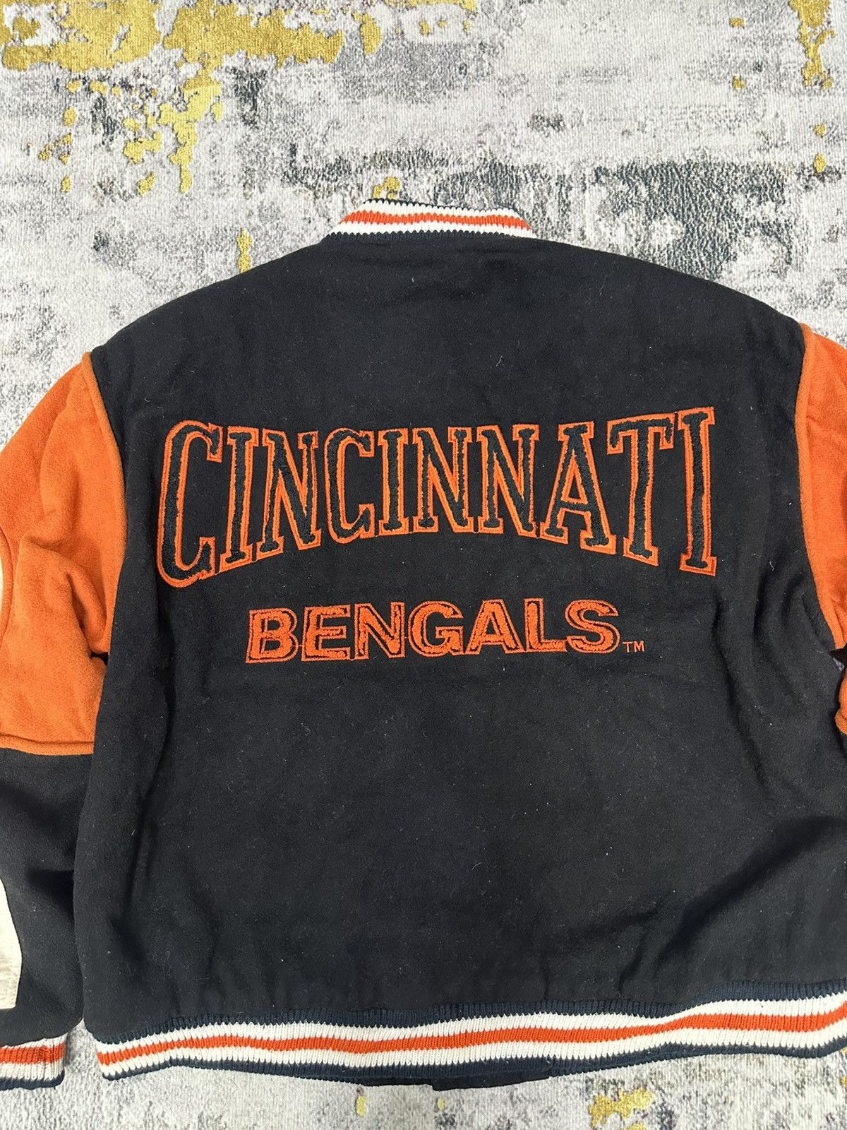 NFL Vintage 90s NFL Cincinnati Bengals Wool Varsity Jacket Size US XL / EU 56 / 4 - 7 Thumbnail
