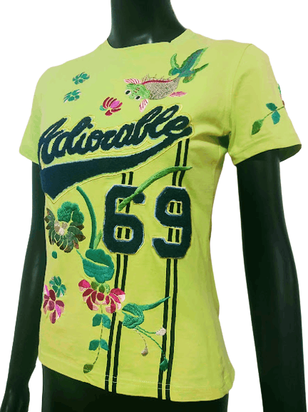 Dior Christian Dior Adiorable Yellow Vintage Baseball T-Shirt (L) Size L / US 10 / IT 46 - 2 Thumbnail