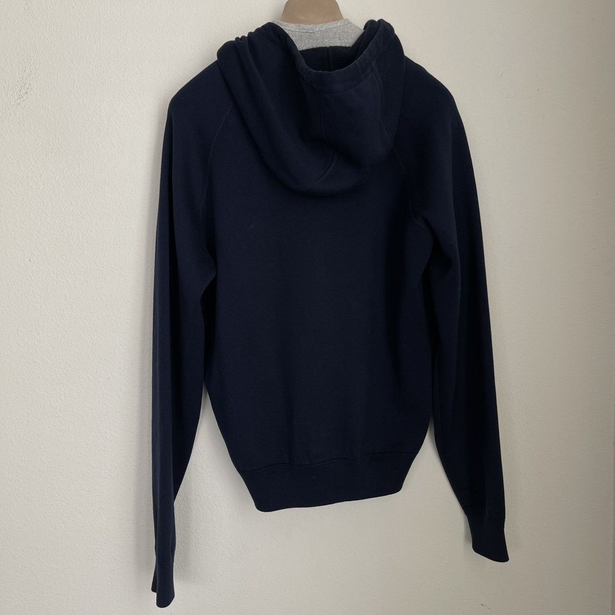 Tom Ford TOM FORD Leather Trimmed Cashmere Cotton Blend Zip Up Hoodie Size US M / EU 48-50 / 2 - 5 Thumbnail