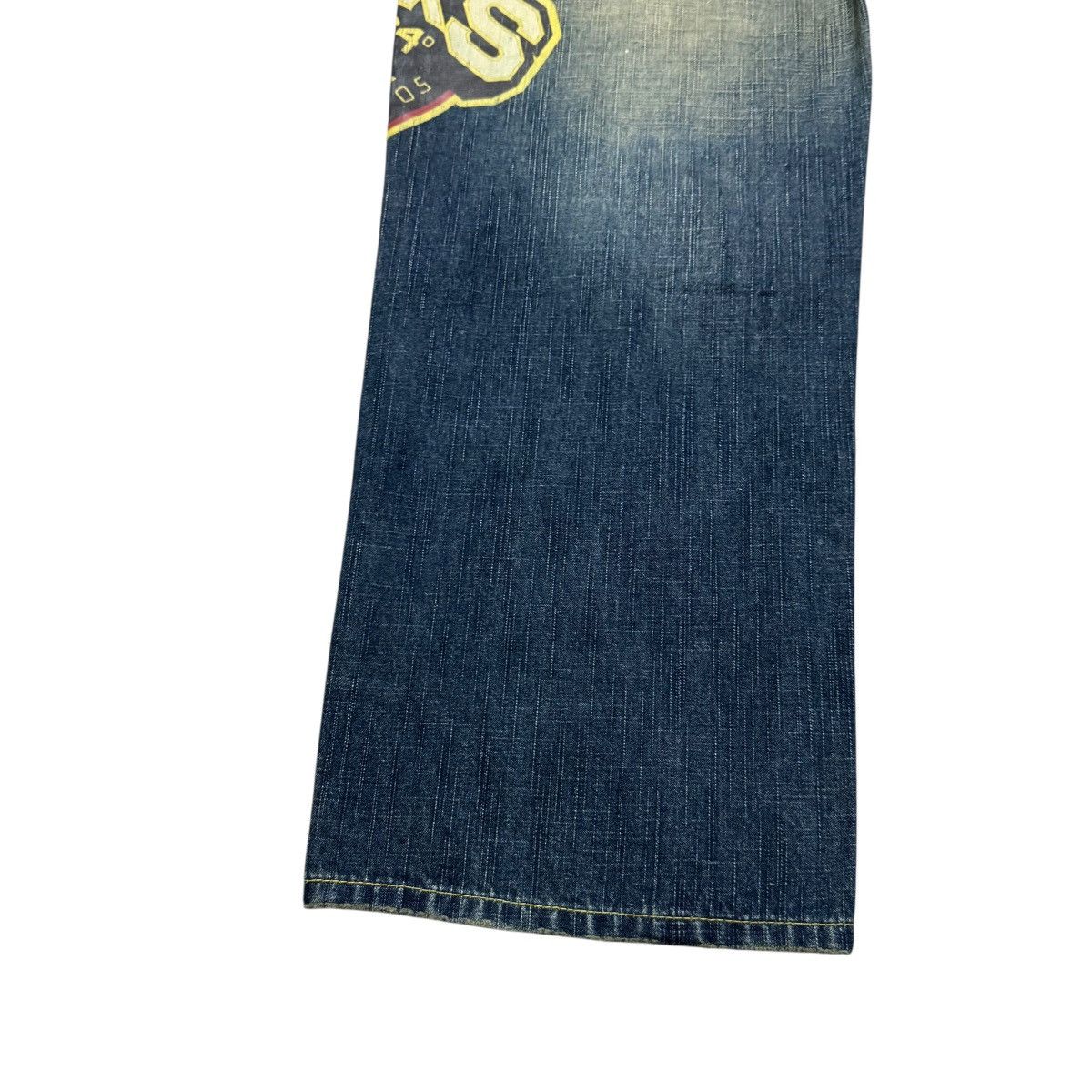 Vintage Vintage Akademiks Spellout Denim Baggy Jeans Jnco Size US 35 - 15 Thumbnail