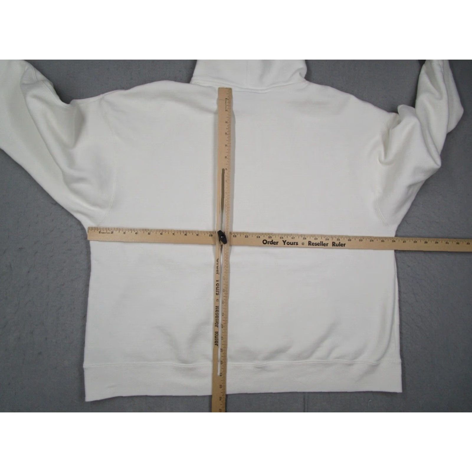 Jordan Brand Jordan Flight Hoodie Women Large White Oversized Fleece Pullover Jumpman Size L / US 10 / IT 46 - 7 Thumbnail